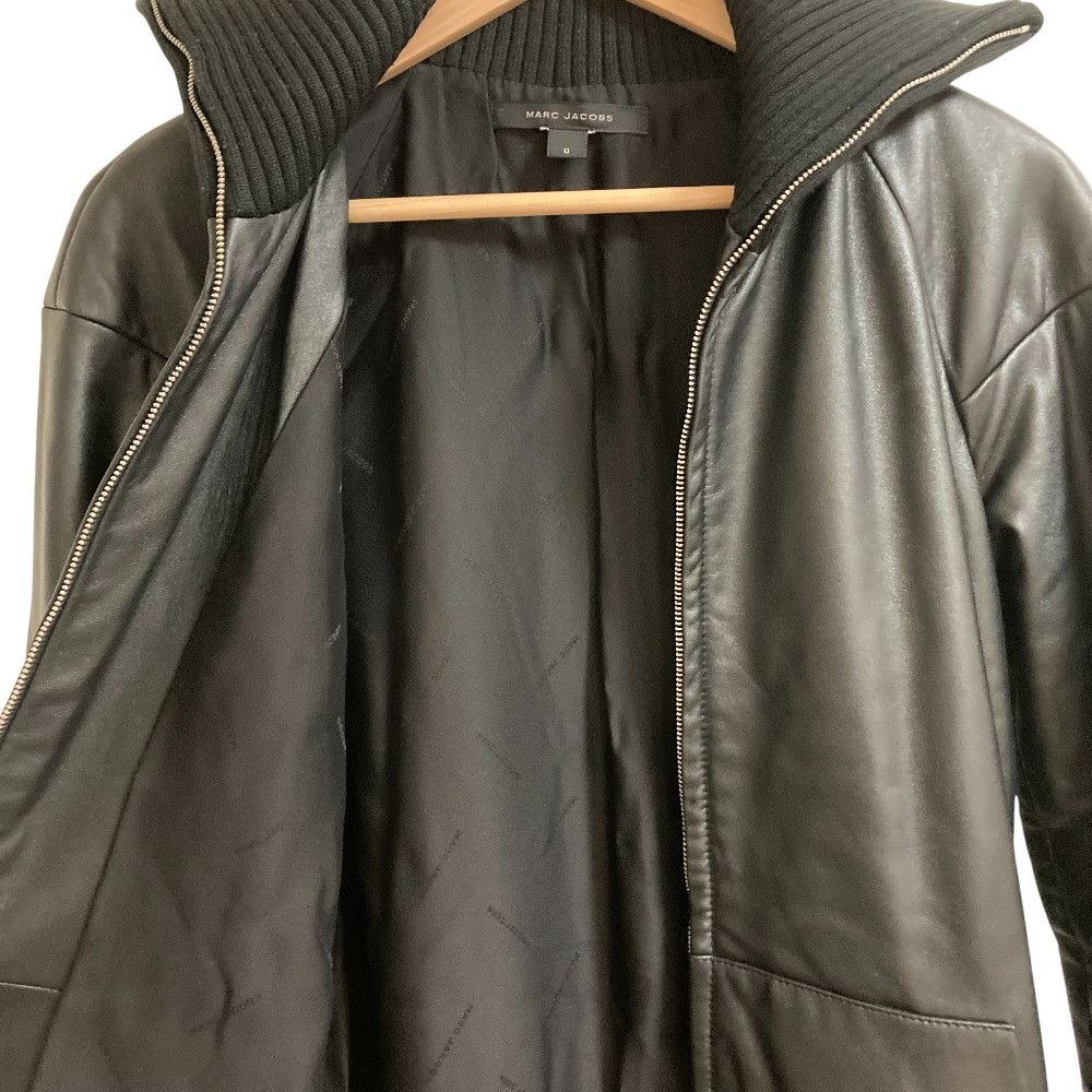 Marc Jacobs Marc Jacobs MARC JACOBS Lamb Leather Padded Jacket Leather Outerwear DUTY FREE for USA Size ONE SIZE - 4 Thumbnail