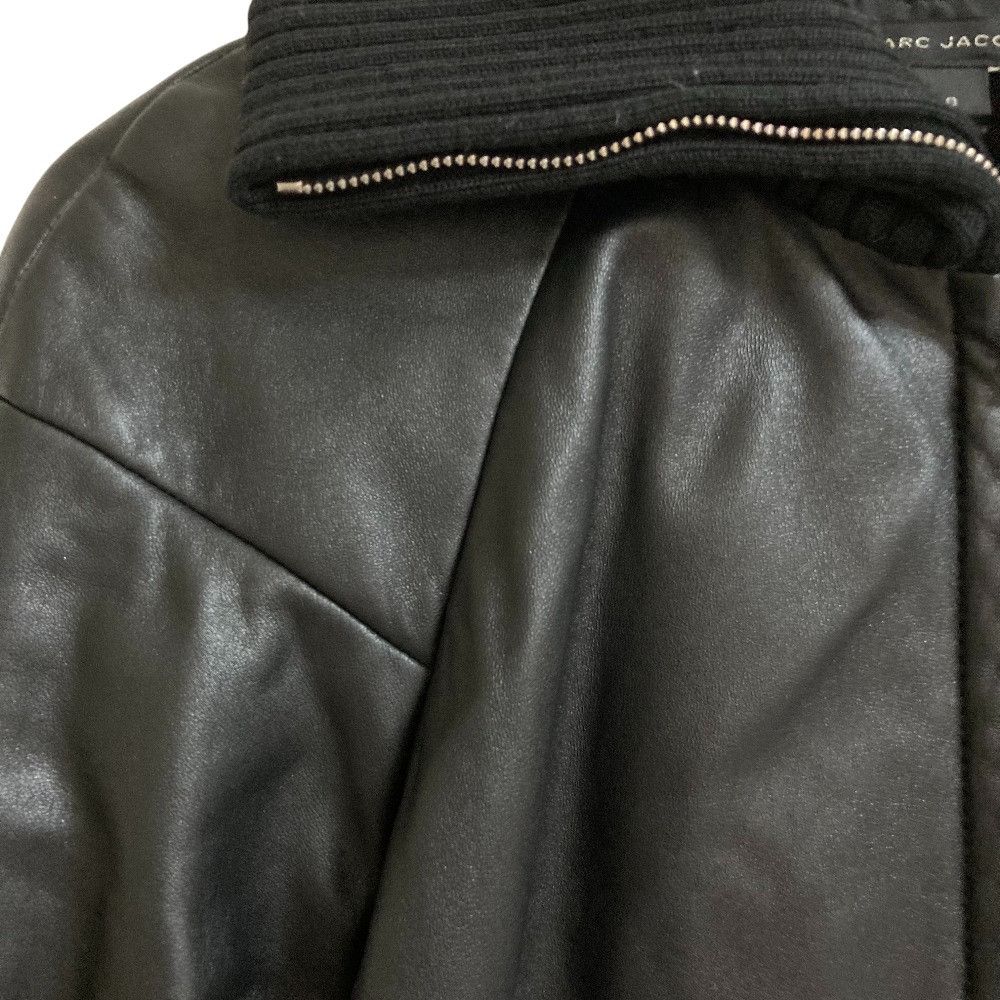 Marc Jacobs Marc Jacobs MARC JACOBS Lamb Leather Padded Jacket Leather Outerwear DUTY FREE for USA Size ONE SIZE - 2 Thumbnail