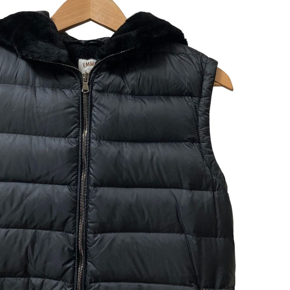 Other Other Emmeti Mouton Nylon Long Down Vest Fur Outerwear DUTY FREE for USA Size ONE SIZE - 2 Thumbnail