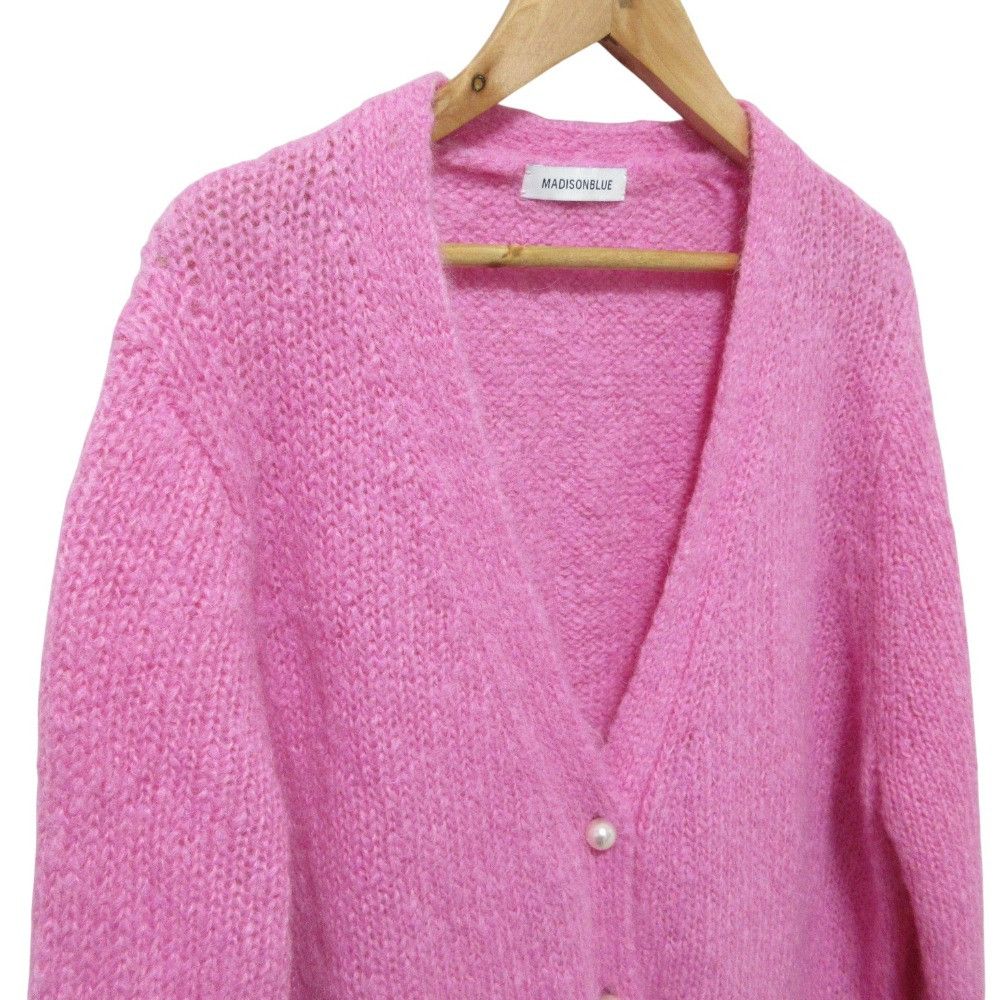 Other Other MADISONBLUE LOOSE BIG V CD MOHAIR Knit Cardigan Textile Tops MB224-8017 DUTY FREE for USA Size ONE SIZE - 3 Thumbnail