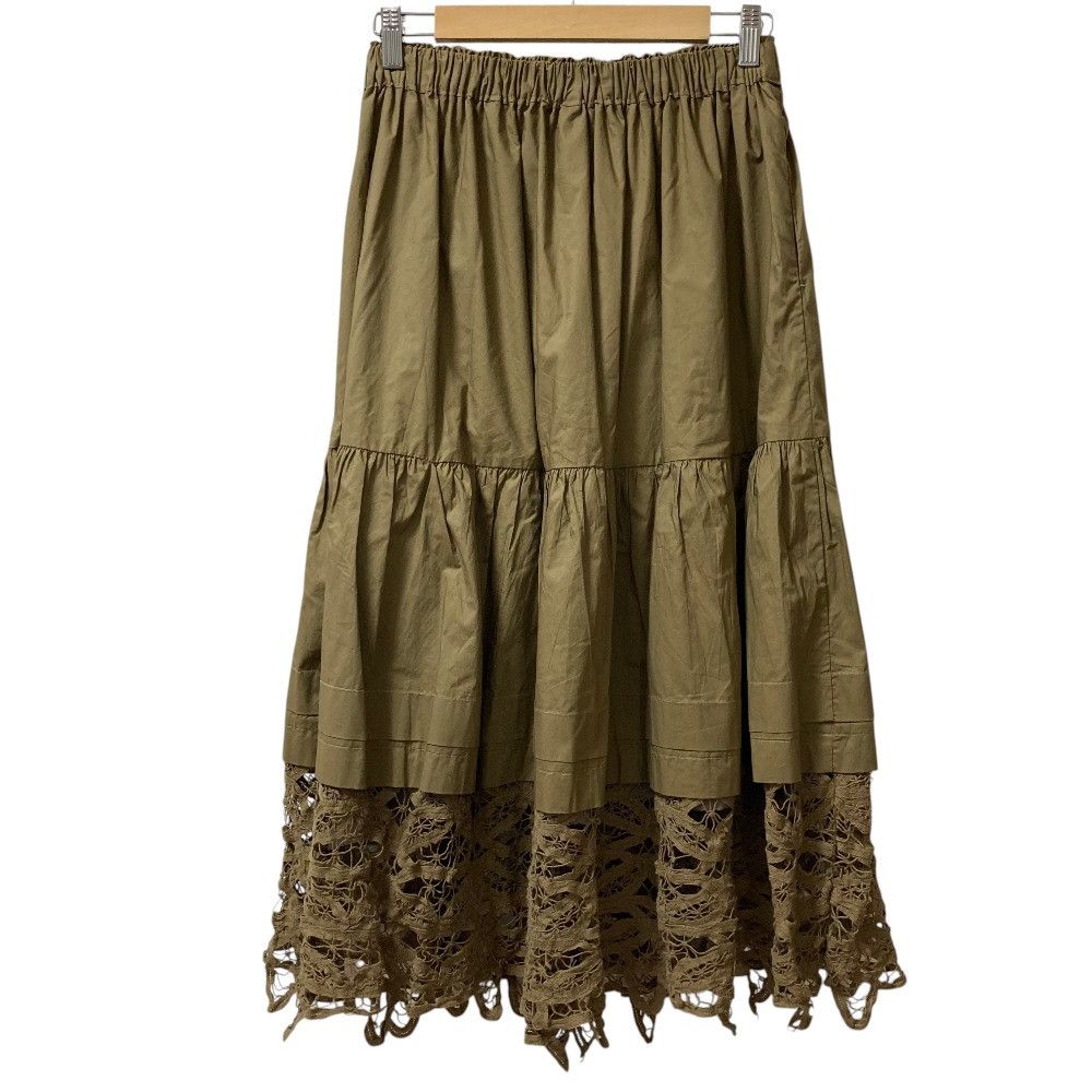 Other Other Cloth&Cross Lace Hem Easy Tiered Skirt Textile Skirts DUTY FREE for USA Size ONE SIZE - 4 Thumbnail