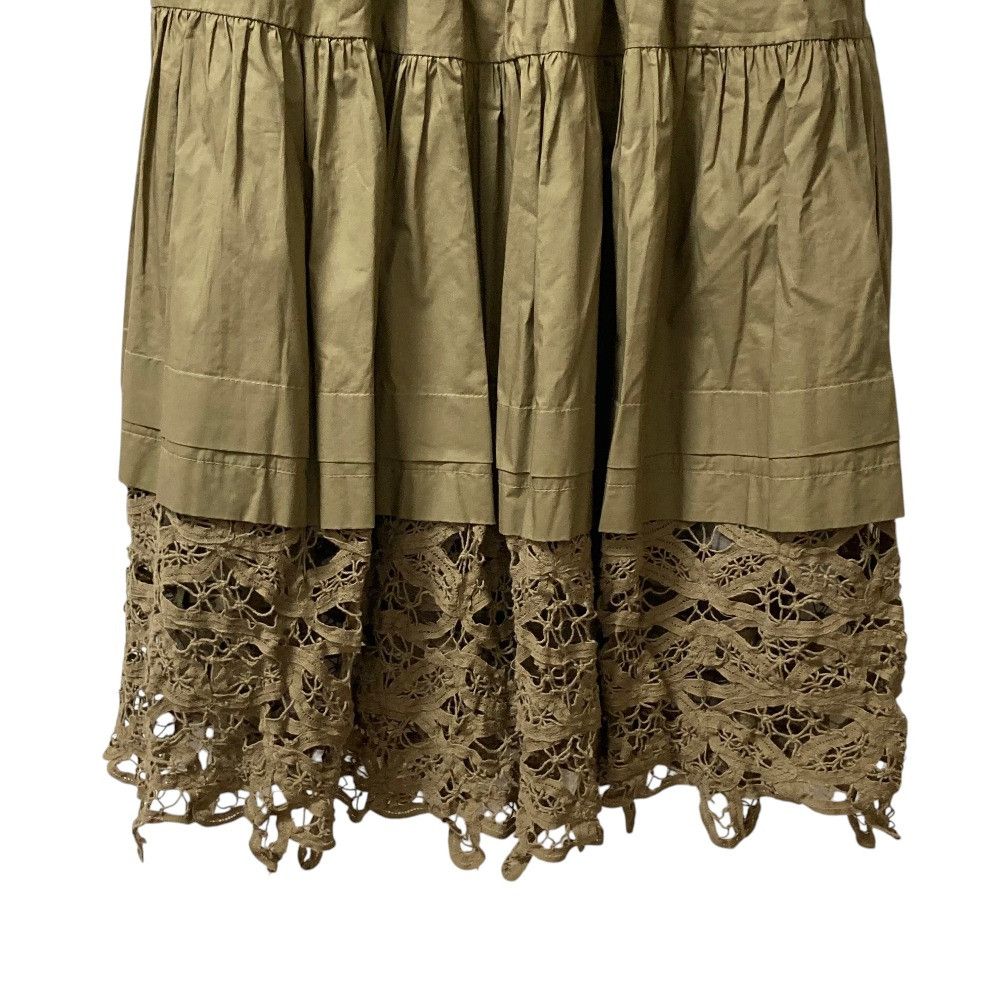 Other Other Cloth&Cross Lace Hem Easy Tiered Skirt Textile Skirts DUTY FREE for USA Size ONE SIZE - 3 Thumbnail