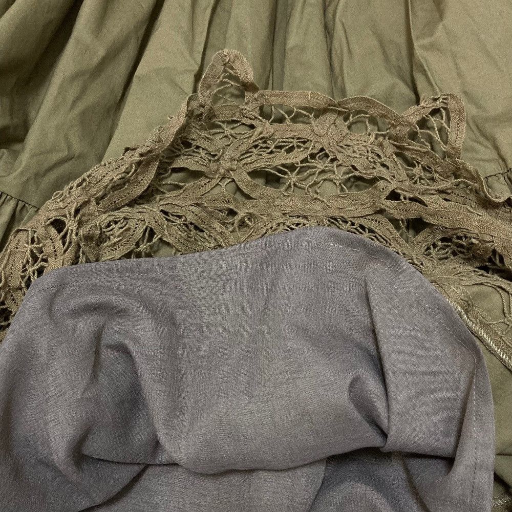 Other Other Cloth&Cross Lace Hem Easy Tiered Skirt Textile Skirts DUTY FREE for USA Size ONE SIZE - 5 Thumbnail