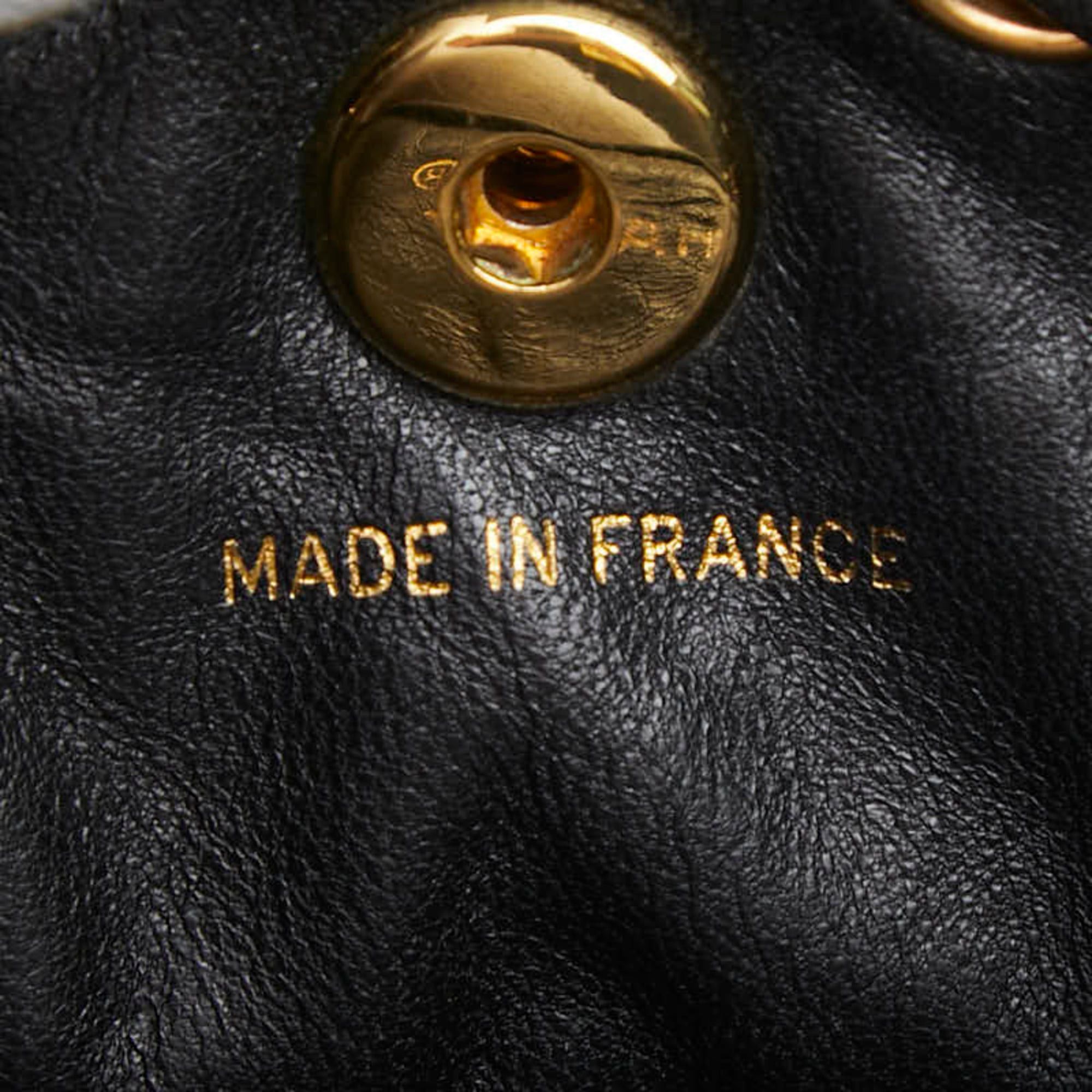 Chanel CHANEL Coco Mark Matelasse Mini Backpack A10177 Black Lambskin Women's Size ONE SIZE - 14 Thumbnail