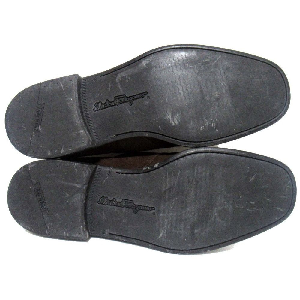 Salvatore Ferragamo Salvatore Ferragamo Salvatore Ferragamo Single Monk Strap Suede Business Shoes Leather Shoes DUTY FREE for USA Size ONE SIZE - 10 Thumbnail
