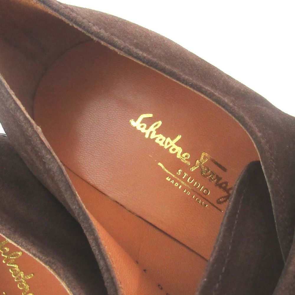 Salvatore Ferragamo Salvatore Ferragamo Salvatore Ferragamo Single Monk Strap Suede Business Shoes Leather Shoes DUTY FREE for USA Size ONE SIZE - 7 Thumbnail