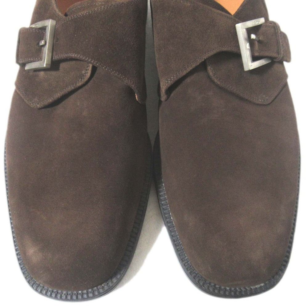 Salvatore Ferragamo Salvatore Ferragamo Salvatore Ferragamo Single Monk Strap Suede Business Shoes Leather Shoes DUTY FREE for USA Size ONE SIZE - 5 Thumbnail