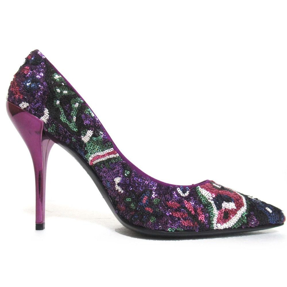 Roger Vivier Roger Vivier Roger Vivier Spangle Pointed Toe Pumps Textile Shoes DUTY FREE for USA Size ONE SIZE - 2 Thumbnail