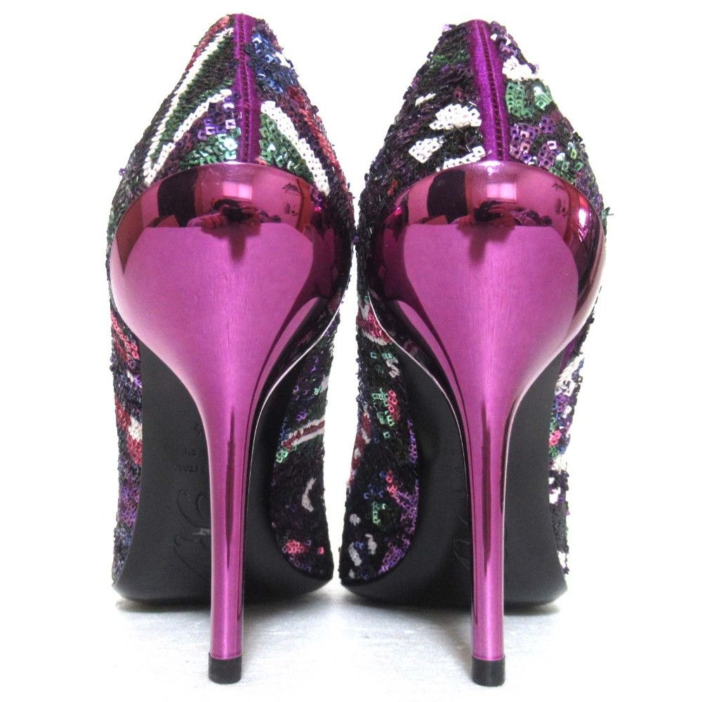 Roger Vivier Roger Vivier Roger Vivier Spangle Pointed Toe Pumps Textile Shoes DUTY FREE for USA Size ONE SIZE - 3 Thumbnail