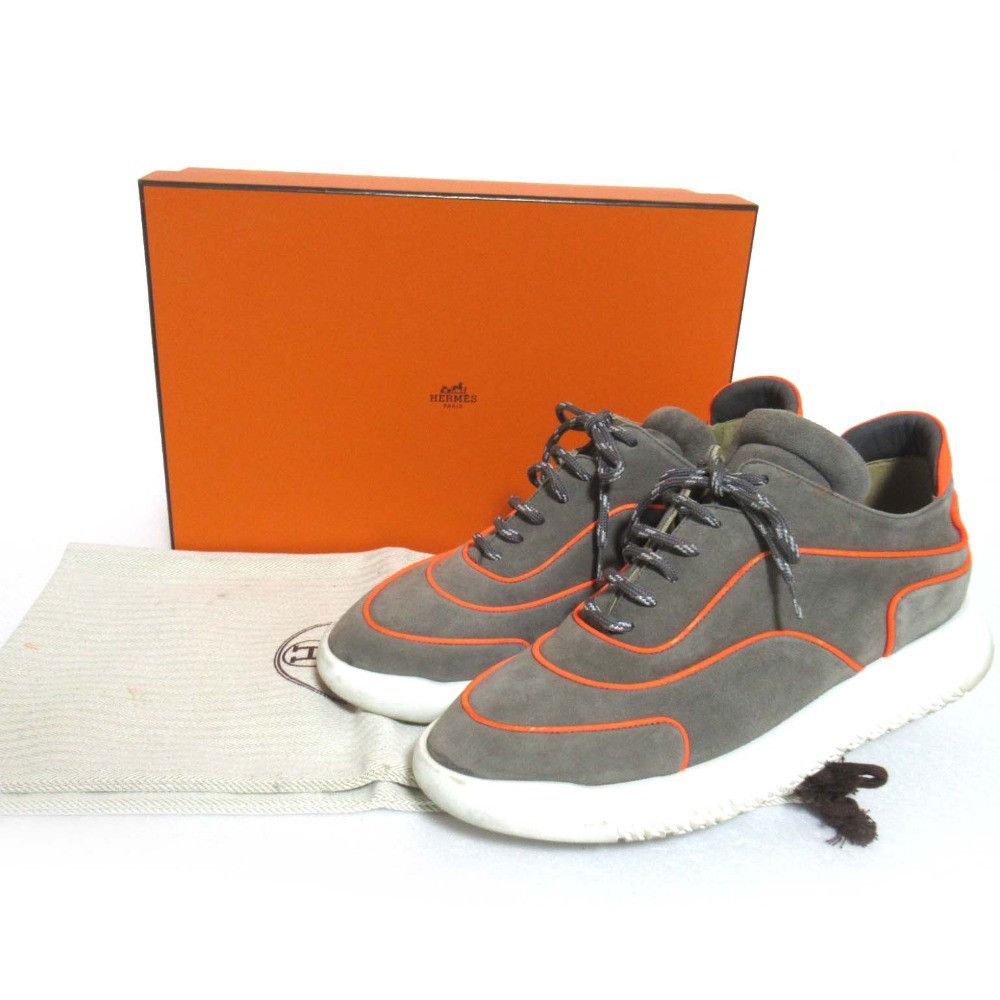 Hermes Hermes Hermès Volt Suede Sneakers 36 Leather Shoes DUTY FREE for USA Size ONE SIZE - 14 Thumbnail
