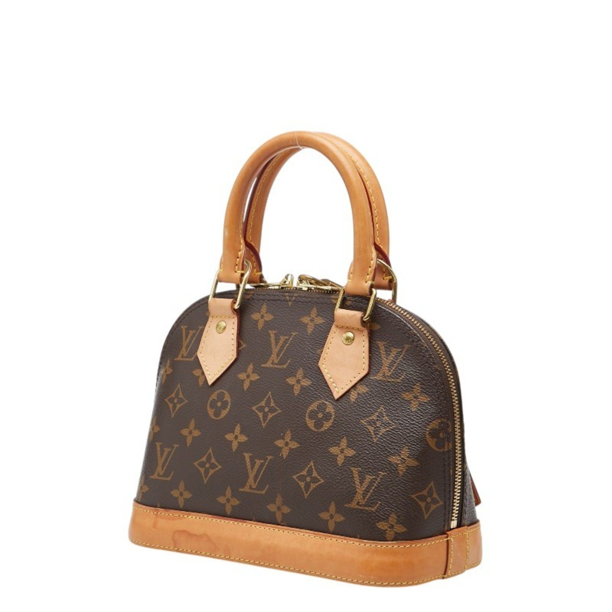 Louis Vuitton Louis Vuitton Monogram Alma BB Handbag/Shoulder Bag, 2-Way, M53152, Brown Leather, Women's, LOUIS VUITTON Size ONE SIZE - 2 Thumbnail