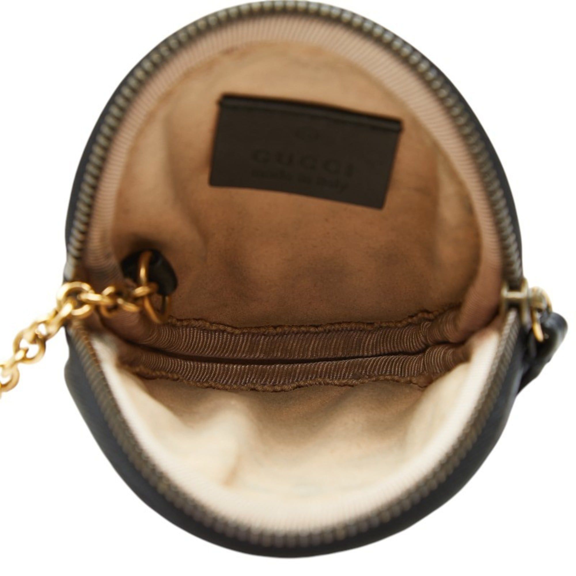 Gucci Gucci GG Marmont Quilted Heart Wallet/Coin Case 575160 Black Leather Women's GUCCI Size ONE SIZE - 6 Thumbnail