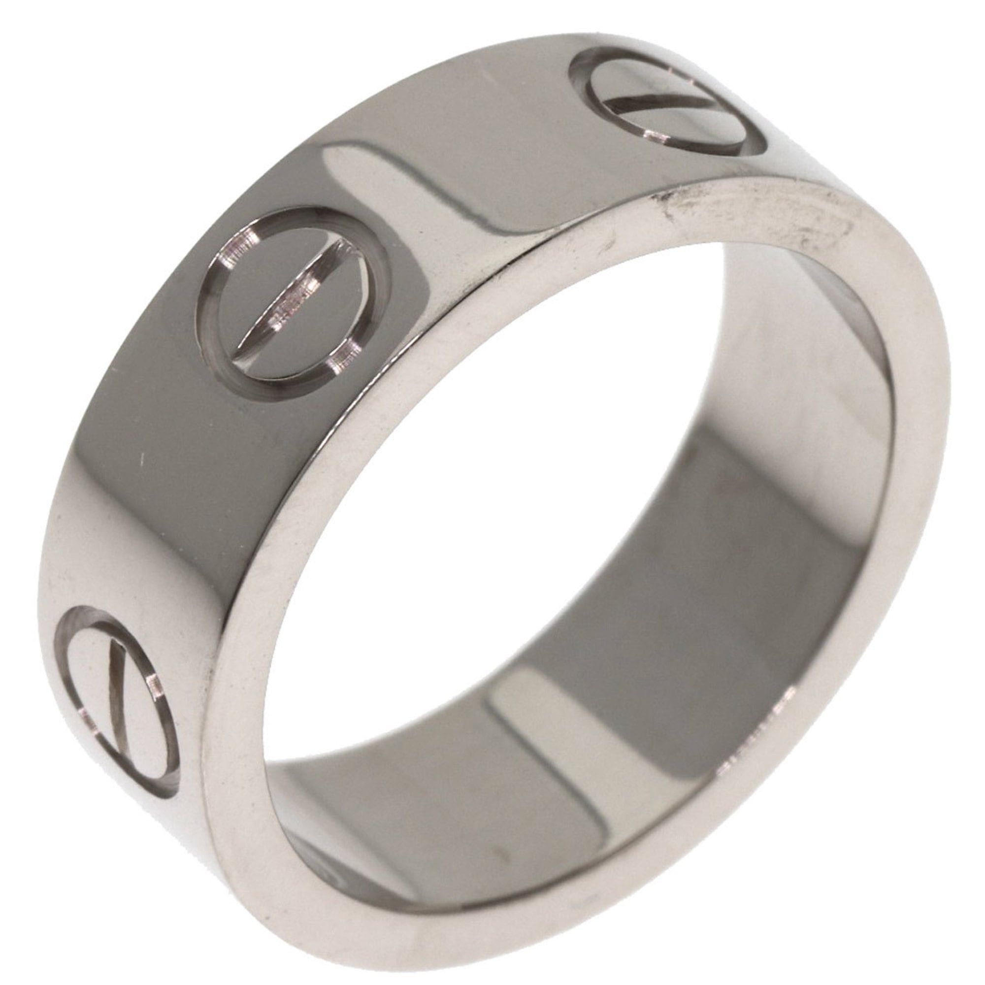 Cartier Cartier Love Ring #47 18K White Gold Women's Size ONE SIZE - 2 Thumbnail