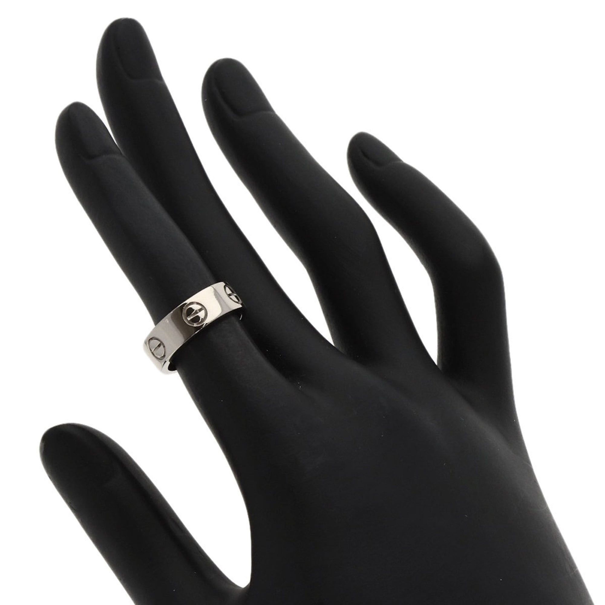 Cartier Cartier Love Ring #47 18K White Gold Women's Size ONE SIZE - 5 Thumbnail