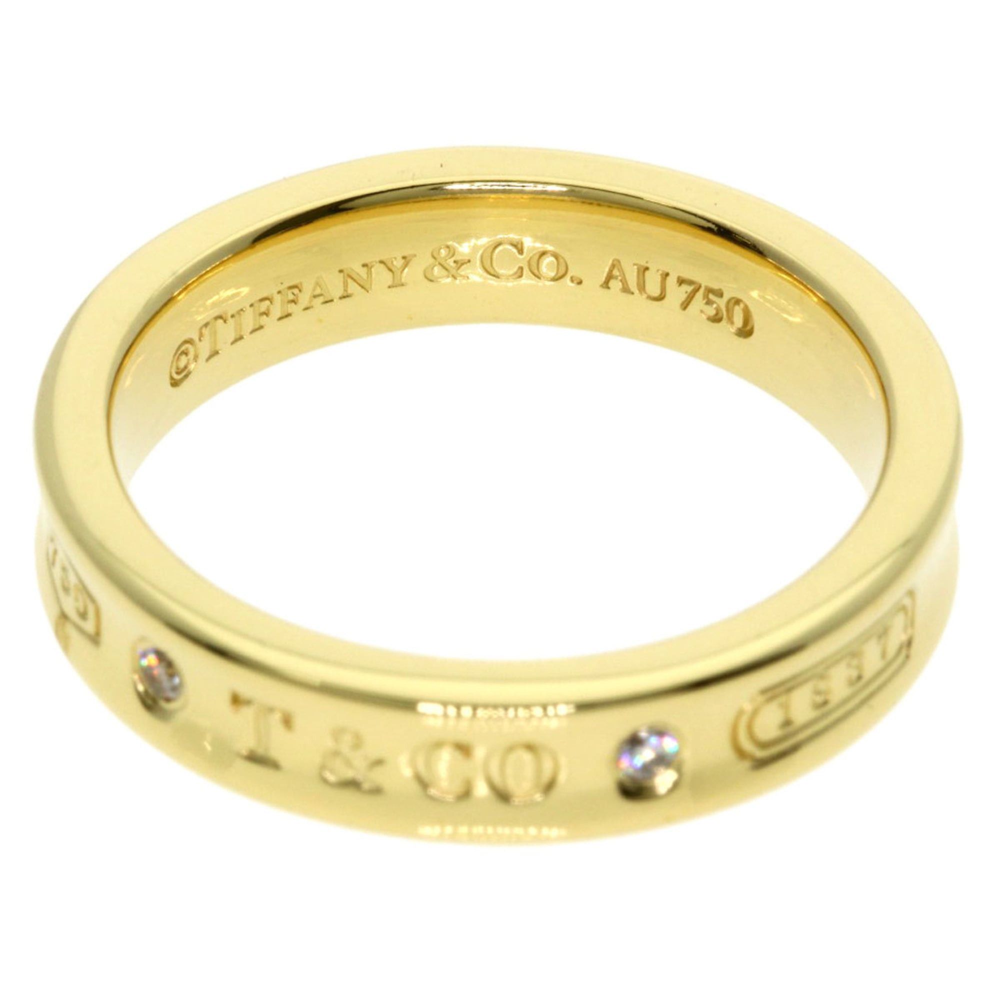 Tiffany & Co. Tiffany & Co. 1837 Narrow Two-Piece Diamond Ring in 18K Yellow Gold for Women. Size ONE SIZE - 4 Thumbnail