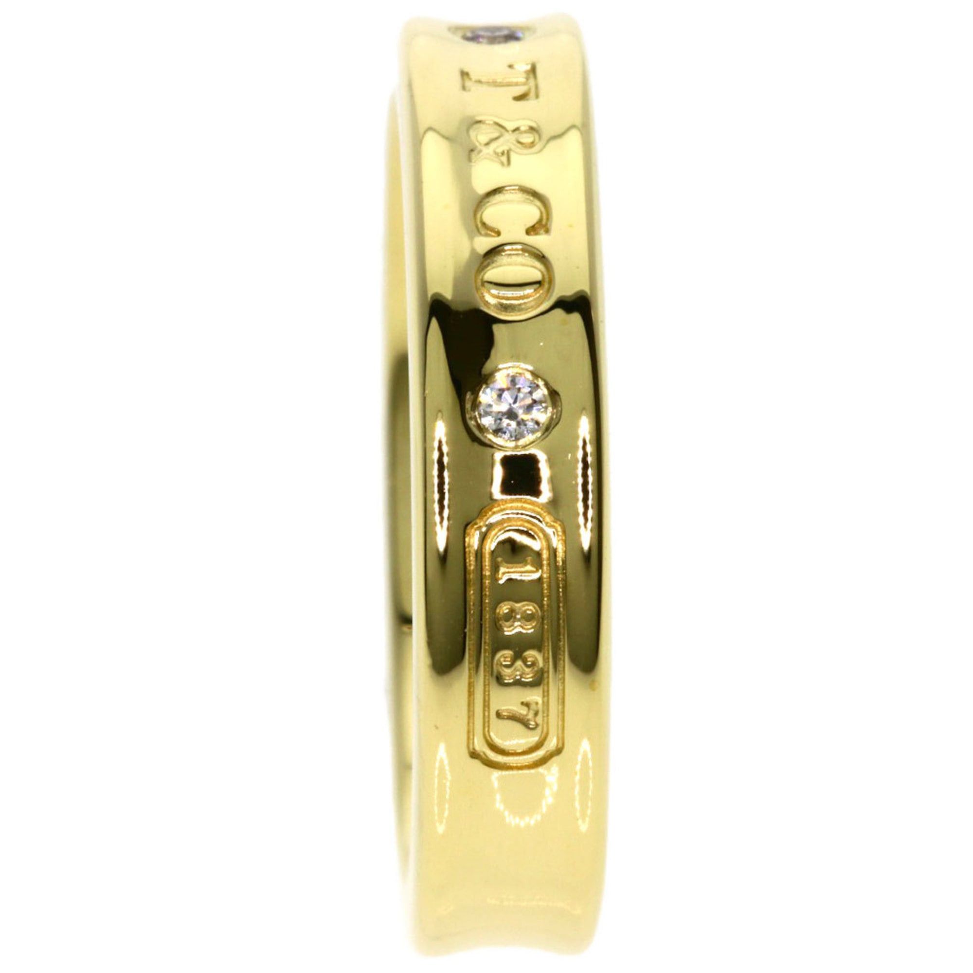 Tiffany & Co. Tiffany & Co. 1837 Narrow Two-Piece Diamond Ring in 18K Yellow Gold for Women. Size ONE SIZE - 3 Thumbnail