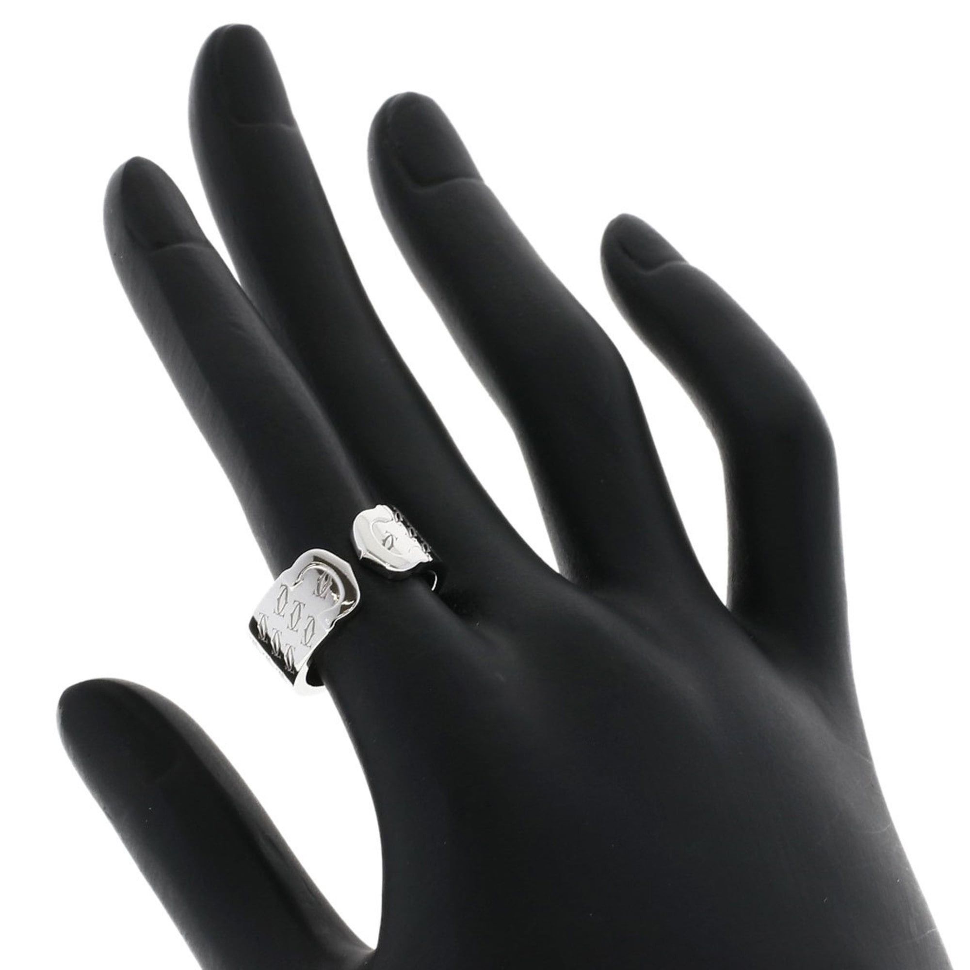 Cartier Cartier 2C 2000 Christmas Limited Edition #51 Ring, 18K White Gold, Women's Size ONE SIZE - 10 Thumbnail