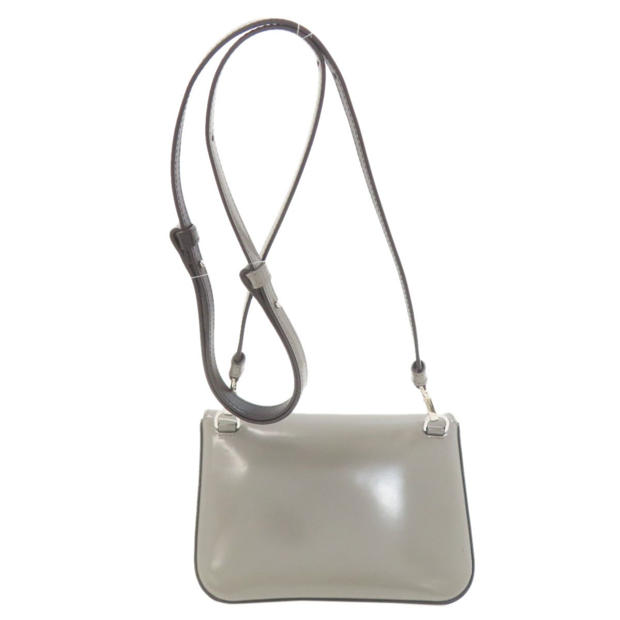 Prada Prada logo brushed leather shoulder bag for women Size ONE SIZE - 2 Thumbnail