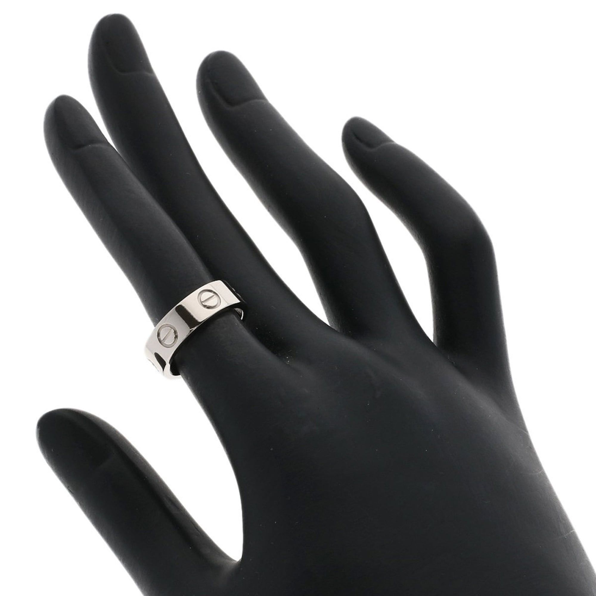 Cartier Cartier Love Ring #49 18K White Gold Women's Size ONE SIZE - 5 Thumbnail