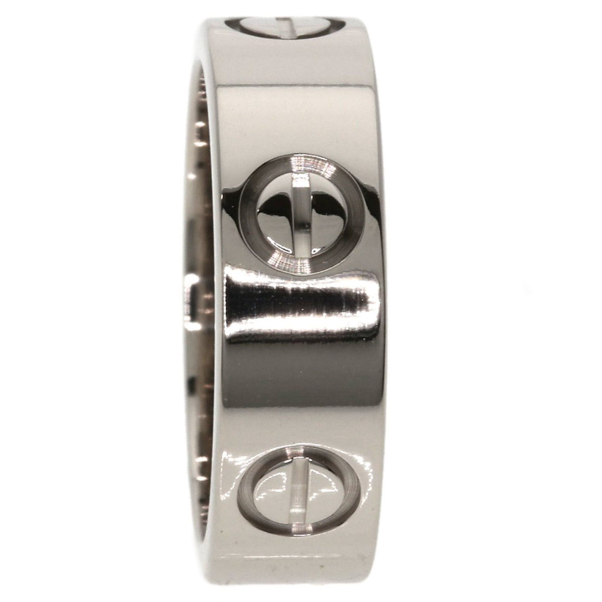 Cartier Cartier Love Ring #49 18K White Gold Women's Size ONE SIZE - 3 Thumbnail
