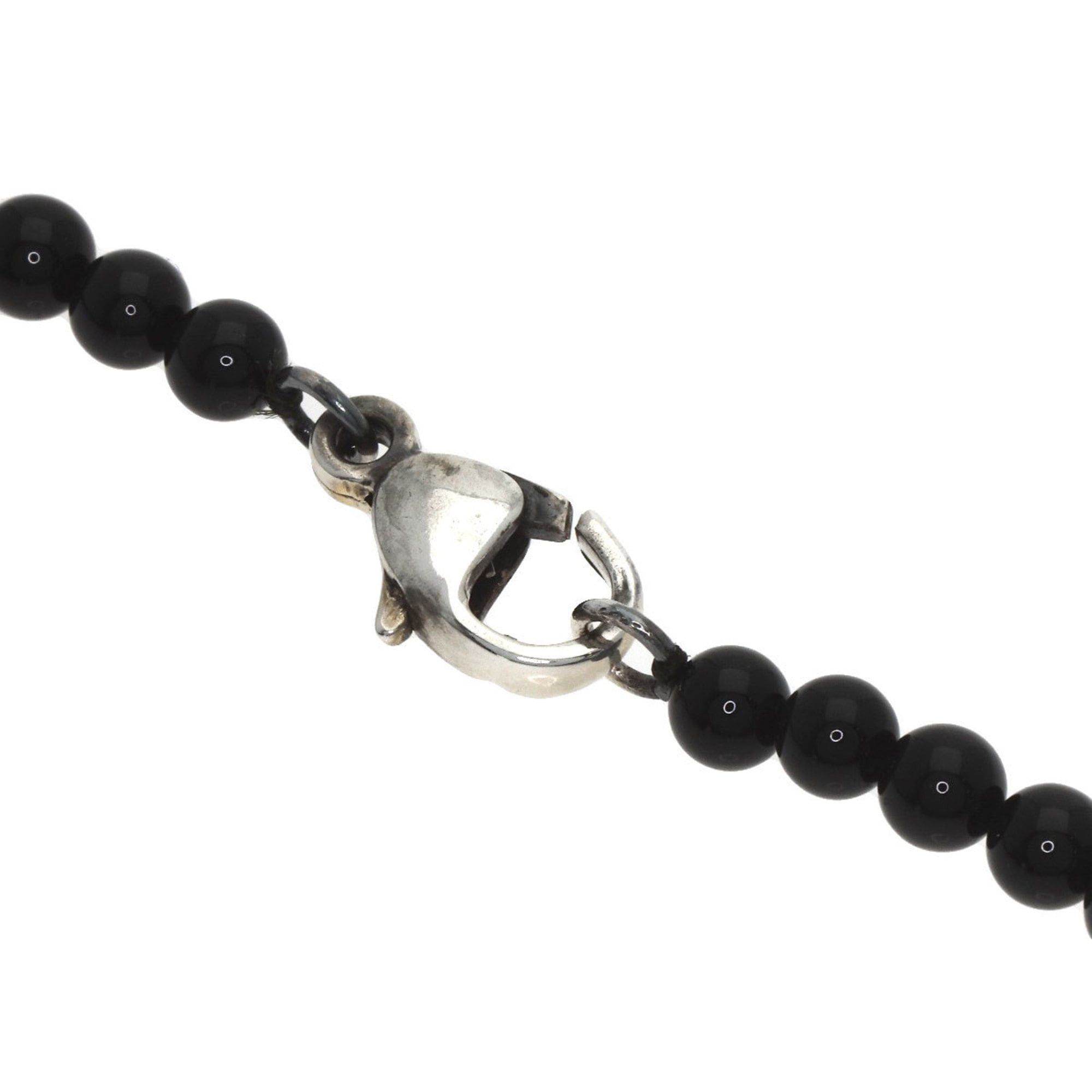 Tiffany & Co. Tiffany Heart Knock Onyx Necklace in Silver for Women, TIFFANY & Co. Size ONE SIZE - 3 Thumbnail