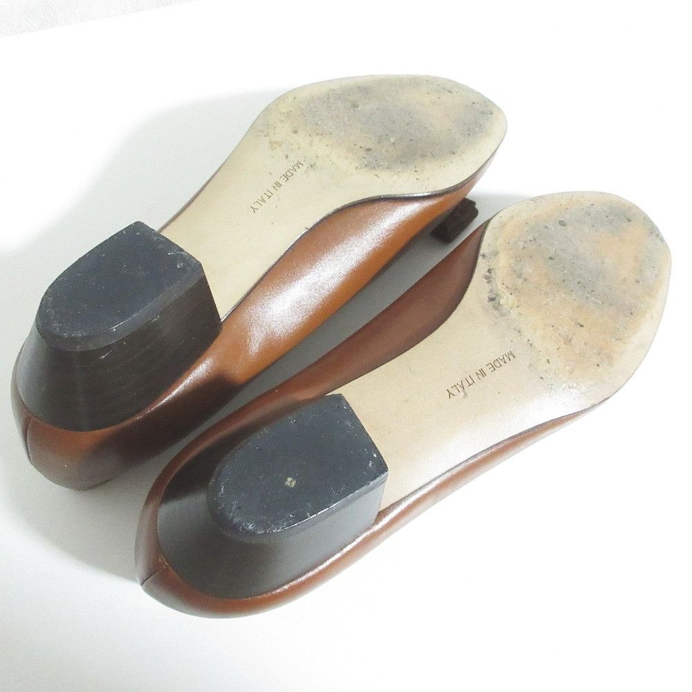 Salvatore Ferragamo Salvatore Ferragamo Salvatore Ferragamo Vara Leather Pumps Leather Shoes DUTY FREE for USA Size ONE SIZE - 7 Thumbnail