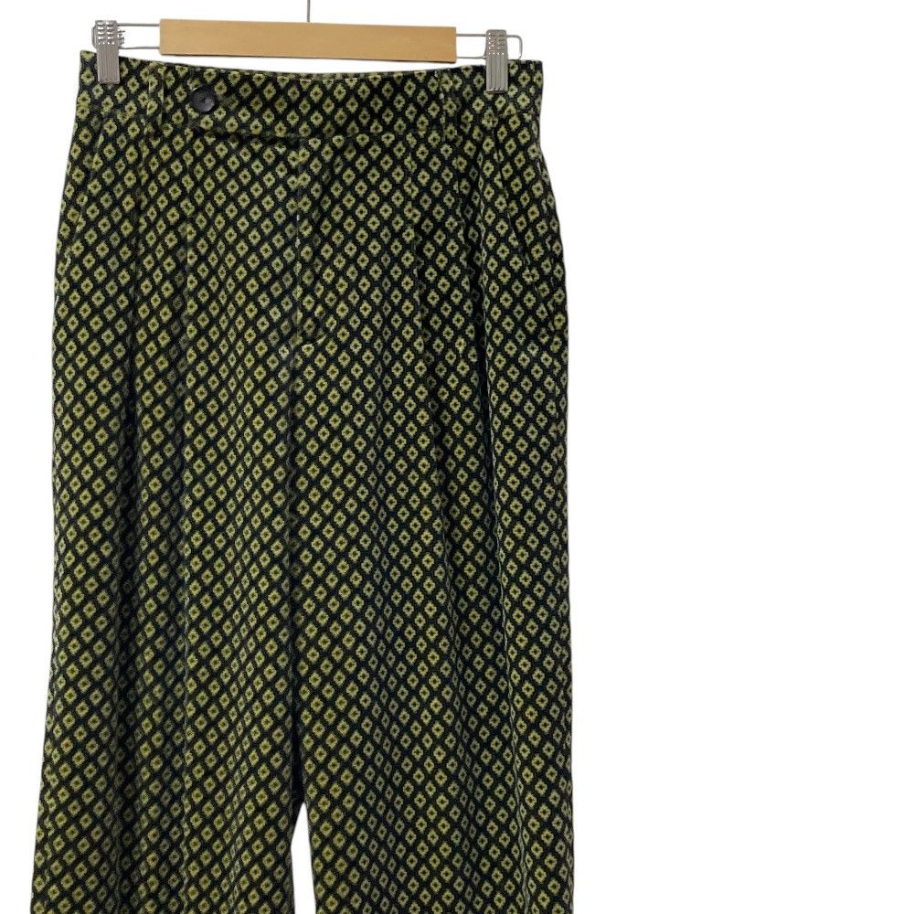 Other Other CABaN Geometric Velvet Wide Pants Textile Pants DUTY FREE for USA Size ONE SIZE - 2 Thumbnail