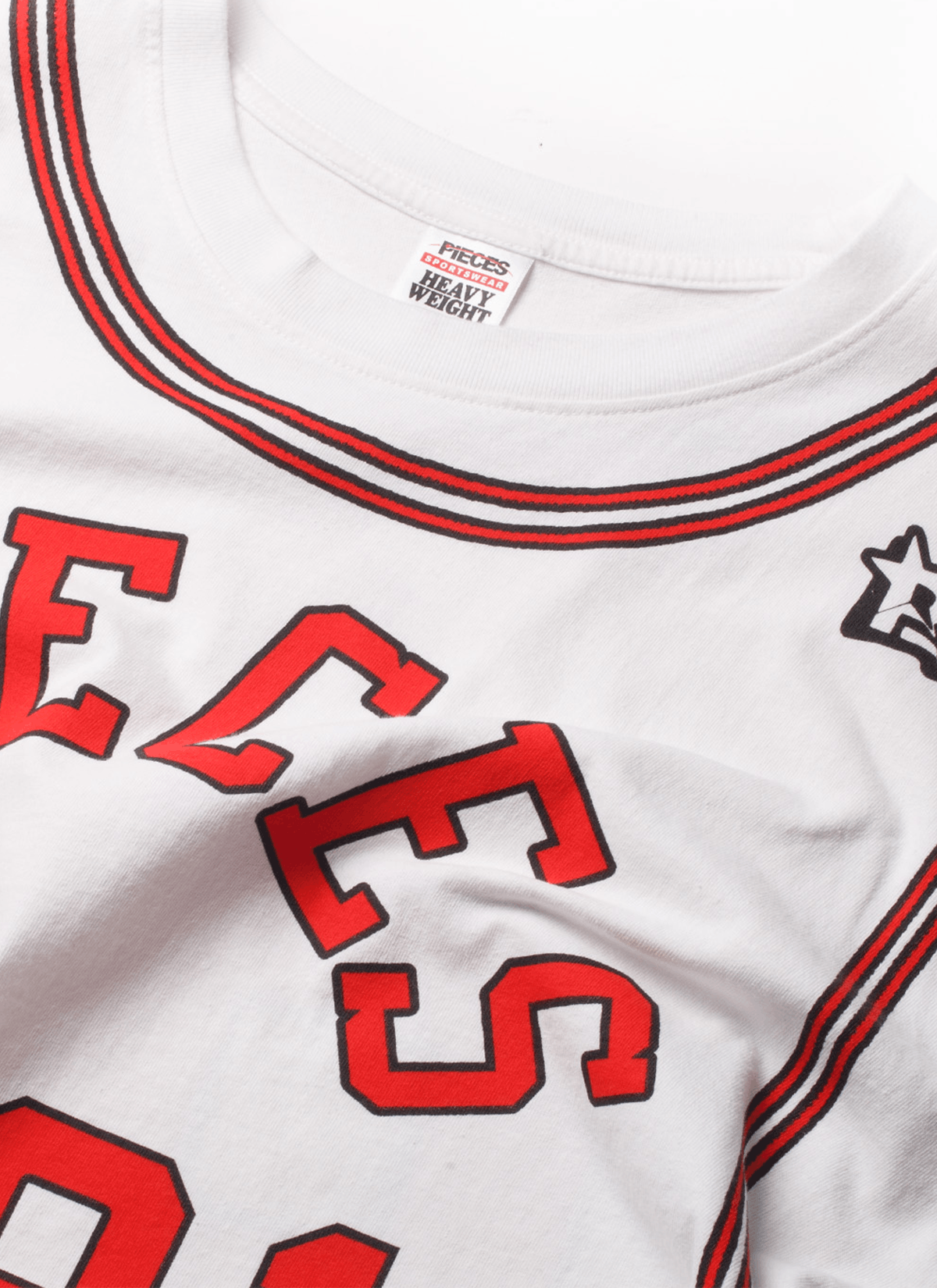 Other Pieces 91 Jersey Tee White Size US L / EU 52-54 / 3 - 3 Thumbnail