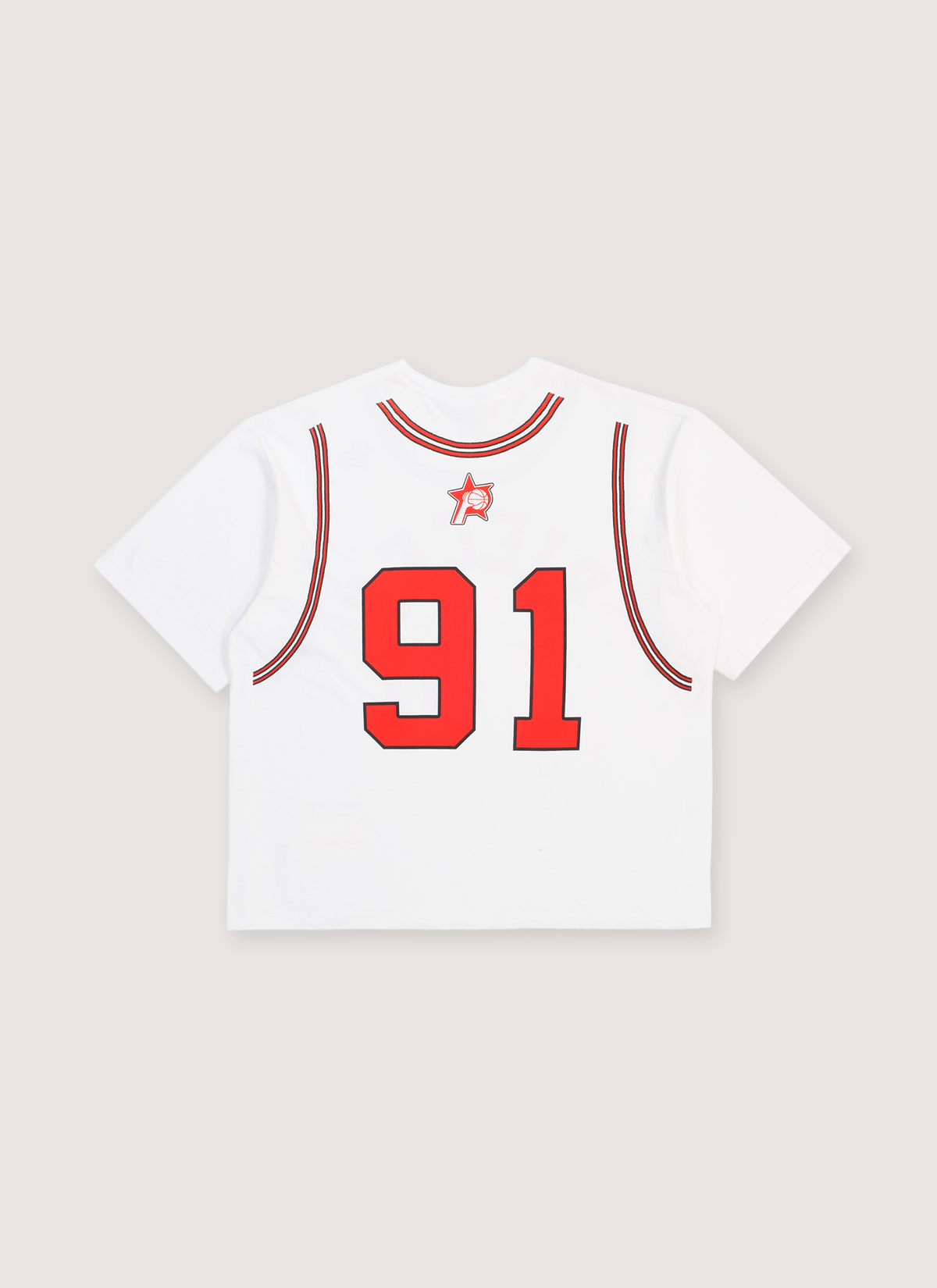 Other Pieces 91 Jersey Tee White Size US L / EU 52-54 / 3 - 2 Thumbnail