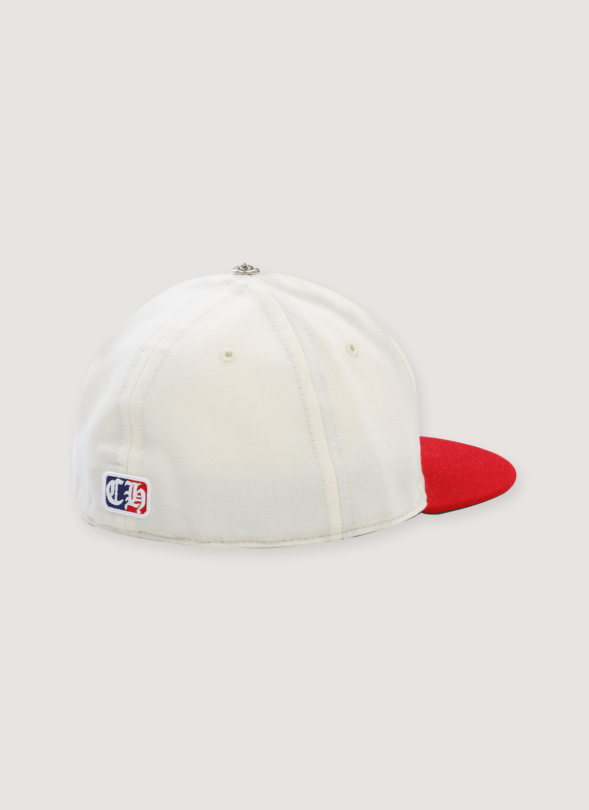 Chrome Hearts Love You Fitted Hat Cream Red Size ONE SIZE - 2 Thumbnail