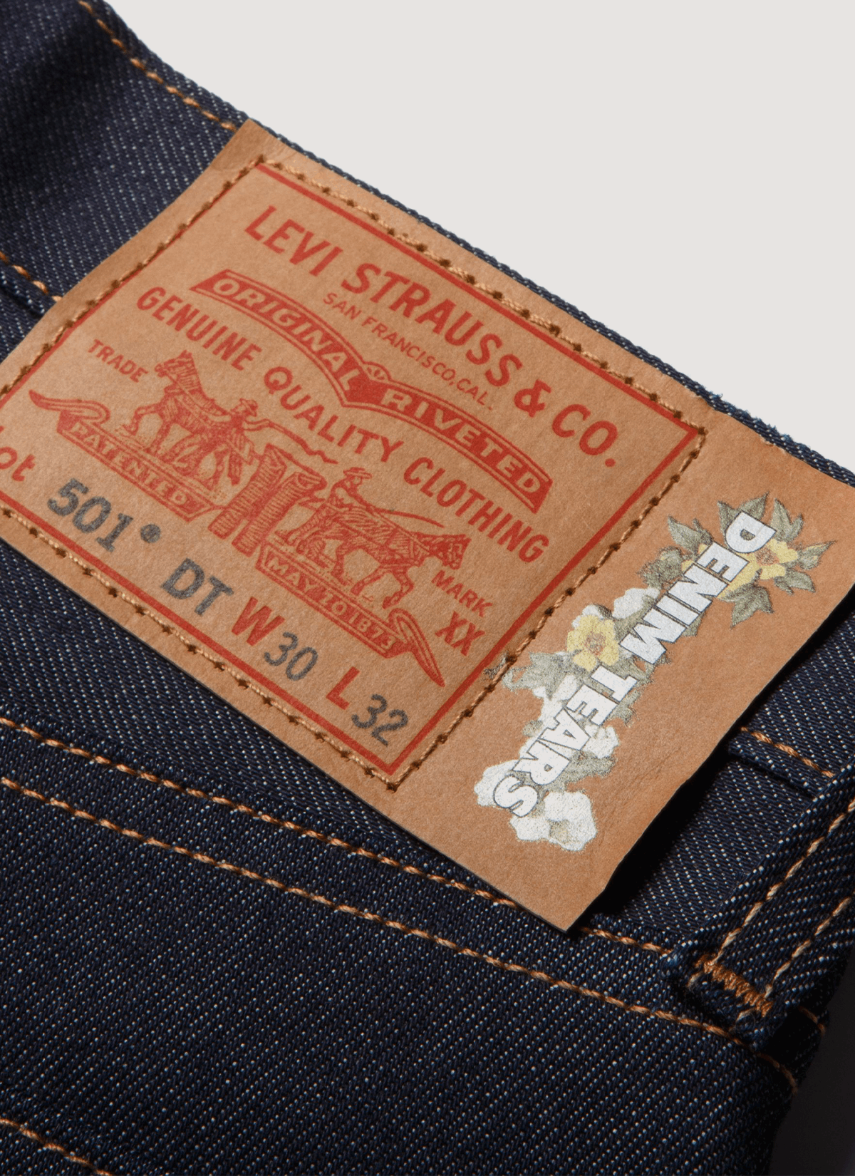 DENIM TEARS Cotton Wreath Jeans Selvedge Size US 30 / EU 46 - 4 Thumbnail