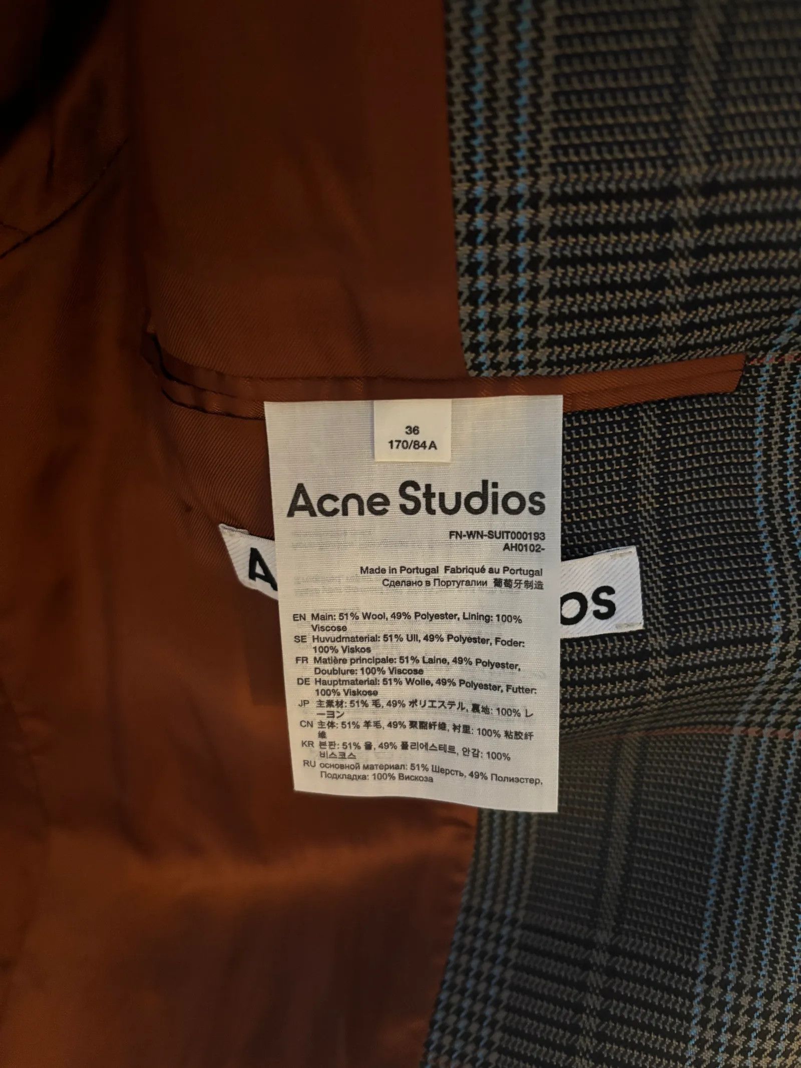 Acne Studios Acne Studios Blazer Size XS / US 0-2 / IT 36-38 - 2 Thumbnail