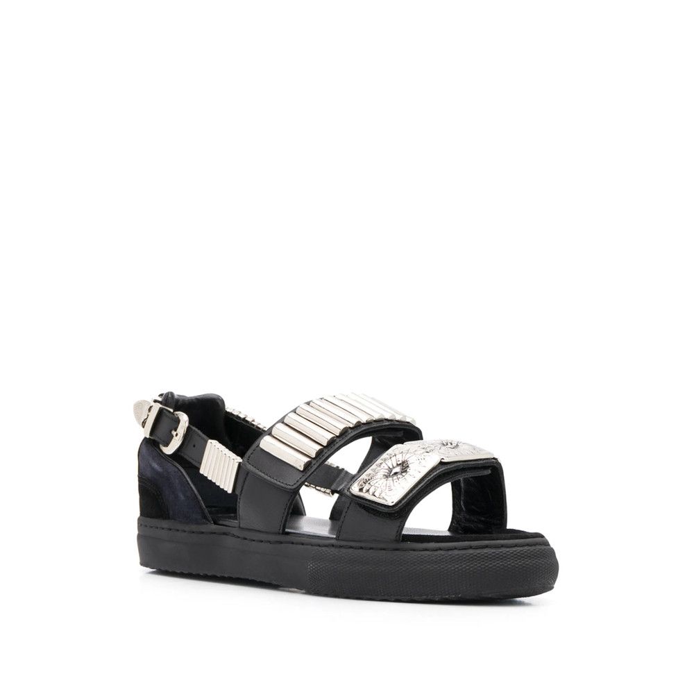 Toga Pulla Toga Pulla BLACK Sandals Size US 7 / IT 37 - 4 Thumbnail