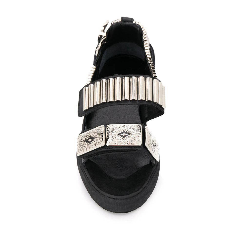 Toga Pulla Toga Pulla BLACK Sandals Size US 7 / IT 37 - 2 Thumbnail