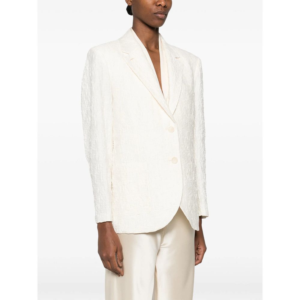 Harris Wharf London Harris Wharf London WHITE Jackets - Blazers Size M / US 6-8 / IT 42-44 - 5 Thumbnail