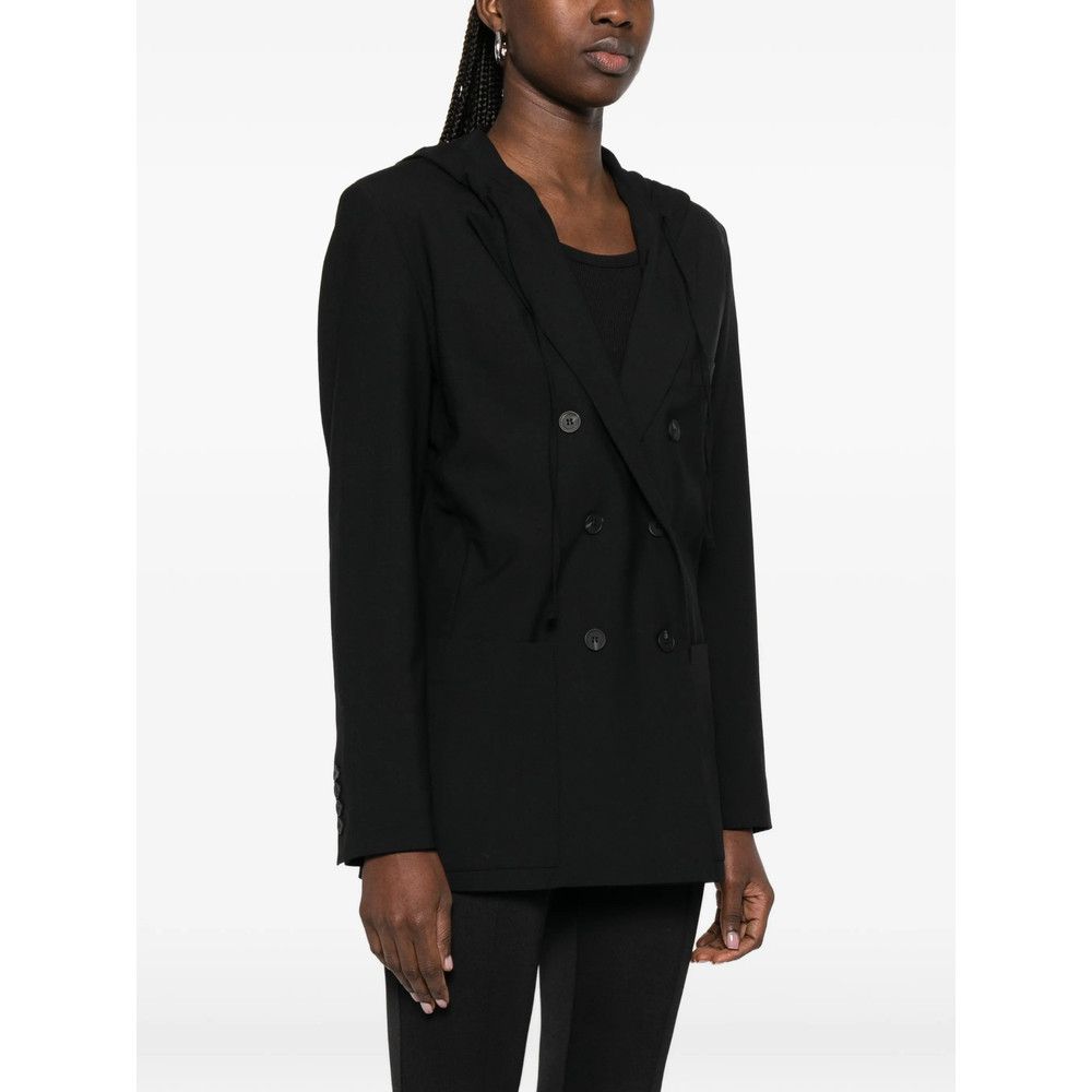 Iro Iro BLACK Coats - Double Breasted & Peacoats Size M / US 6-8 / IT 42-44 - 4 Thumbnail