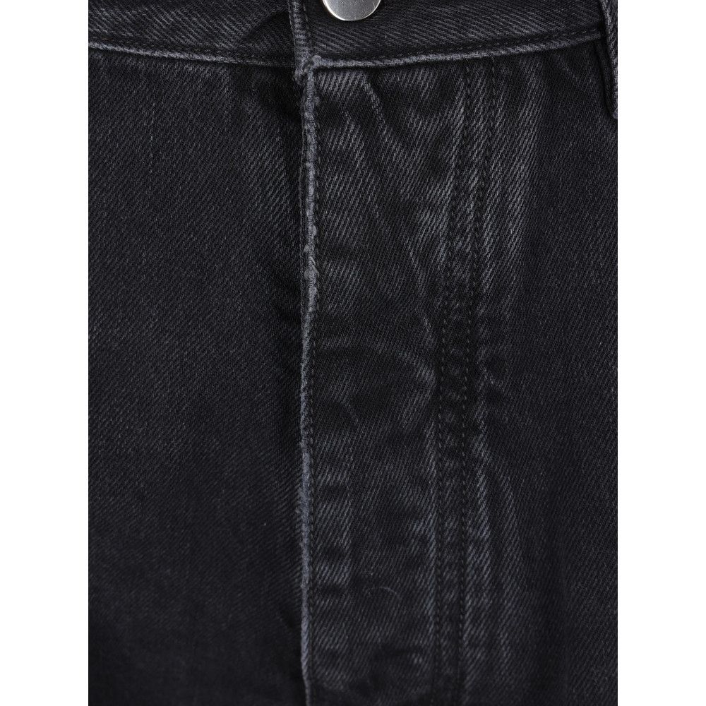 Amiri Amiri BLACK Denim - Wide-Leg Jeans Size US 36 / EU 52 - 3 Thumbnail