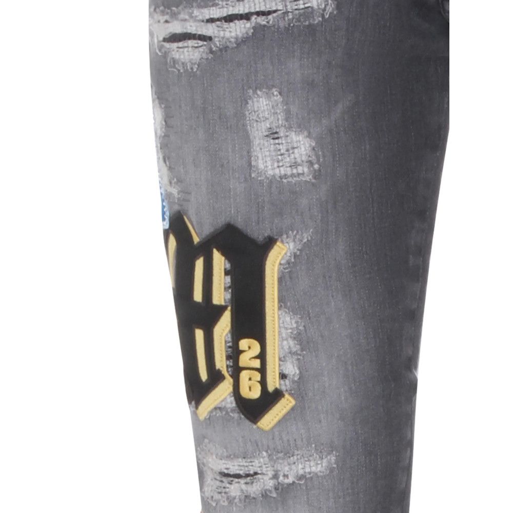 Amiri Amiri GREY Denim - Skinny Jeans Size US 31 - 3 Thumbnail