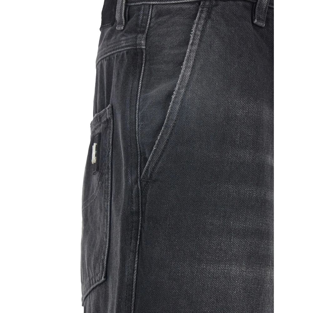 Amiri Amiri BLACK Denim - Wide-Leg Jeans Size US 30 / EU 46 - 3 Thumbnail