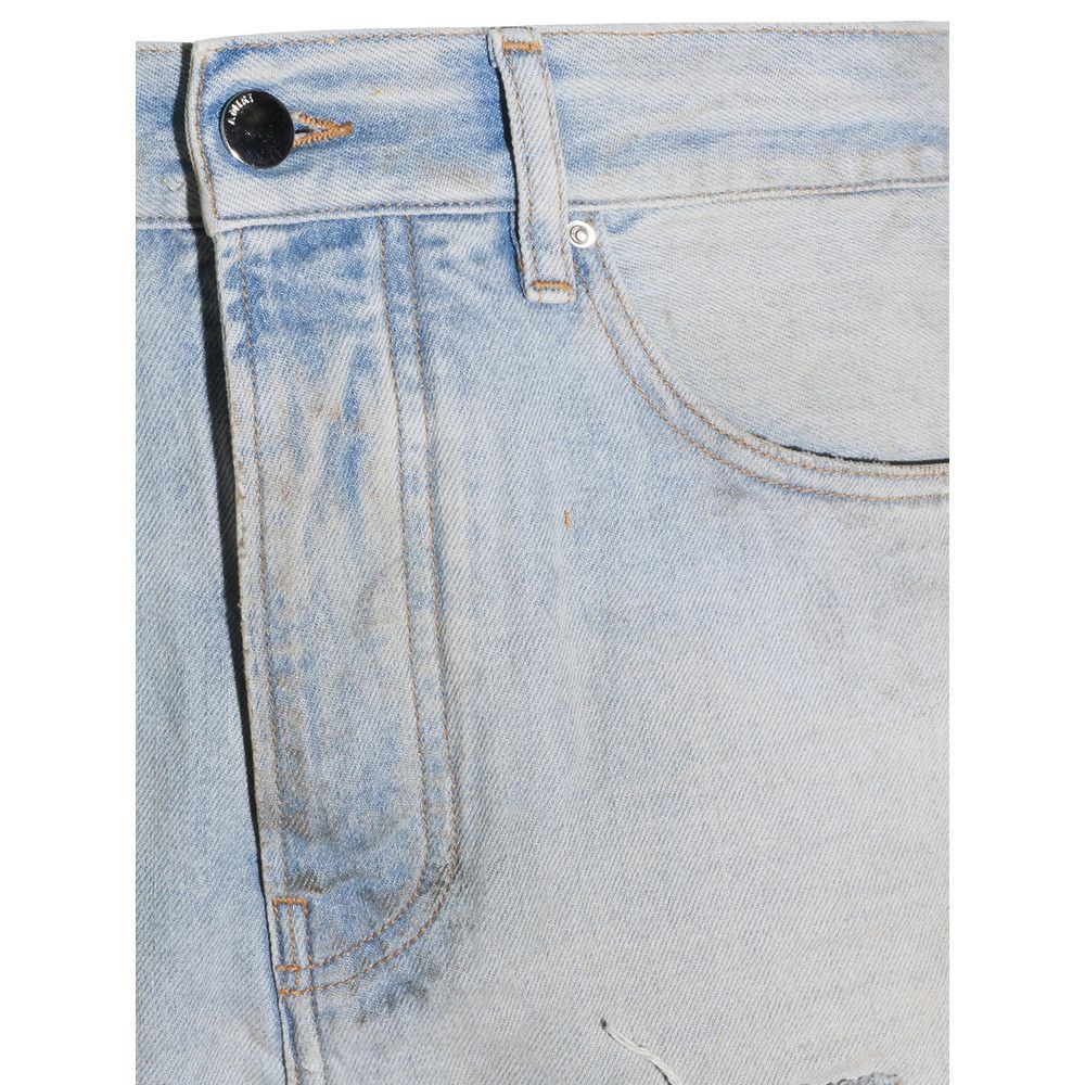 Amiri Amiri BLUE Denim - Regular & Straight-Leg Jeans Size US 30 / EU 46 - 3 Thumbnail