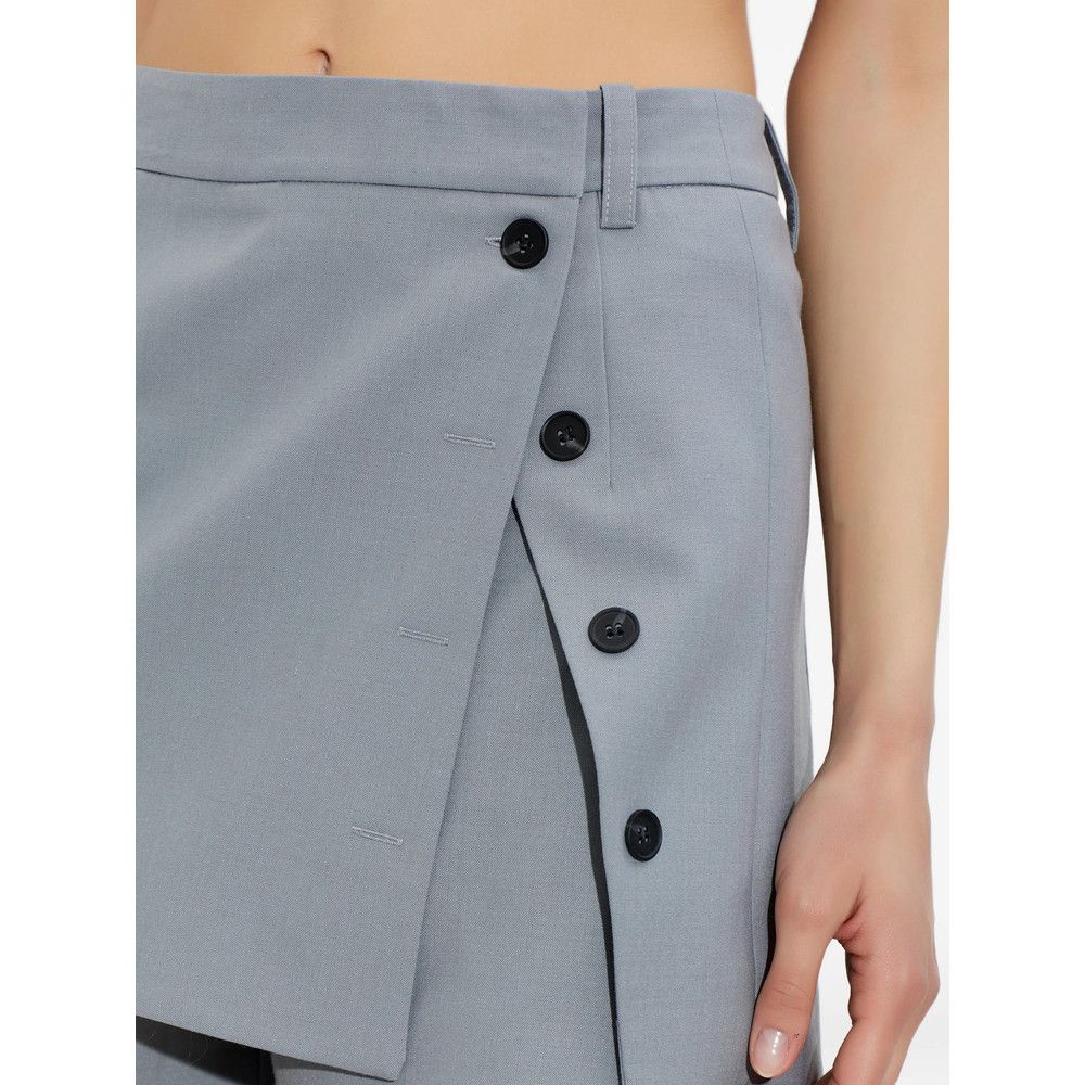 Iro Iro GREY Shorts - Tailored Shorts Size 28" / US 6 / IT 42 - 2 Thumbnail