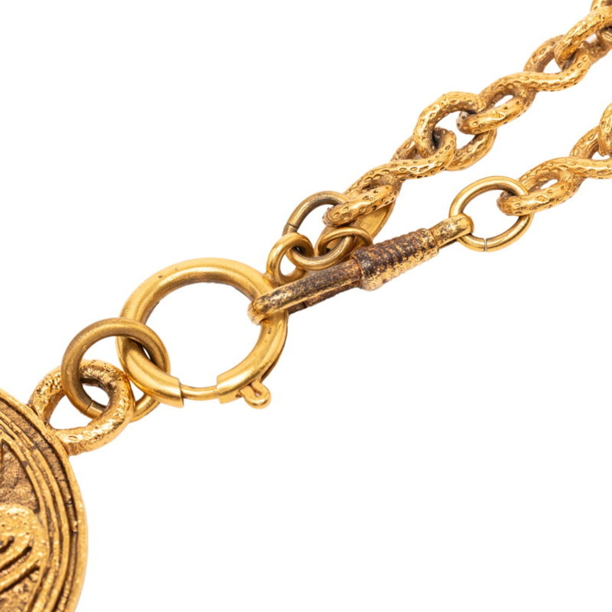 Chanel Vintage Chanel Coco Mark Necklace, Gold Plated, Women's, CHANEL Size ONE SIZE - 5 Thumbnail