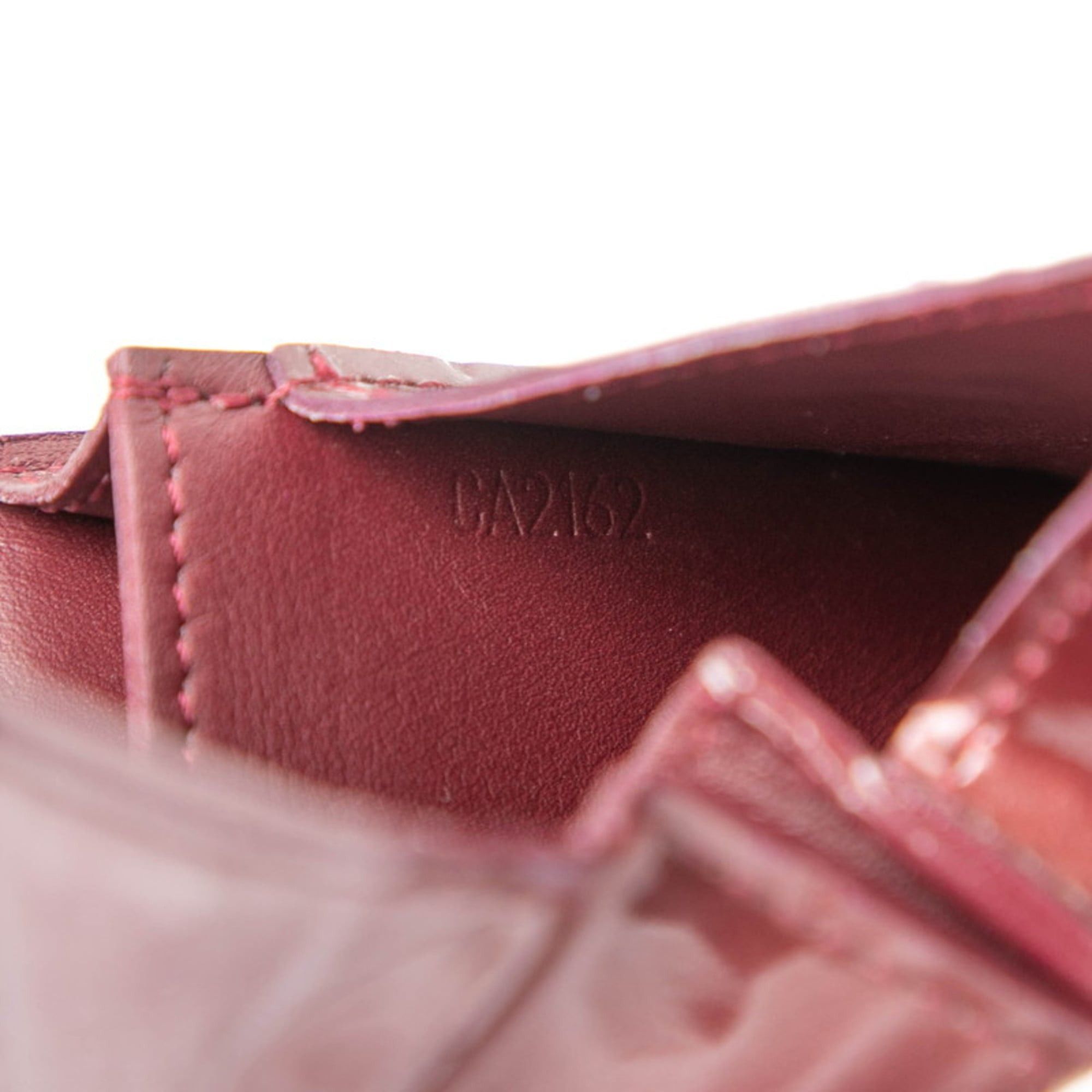 Louis Vuitton Louis Vuitton Monogram Vernis Envelope Carte de Visite Business Card Case/Card Case M91540 Rouge Fauvist Purple Patent Leather Women's LOUIS VUITTON Size ONE SIZE - 6 Thumbnail
