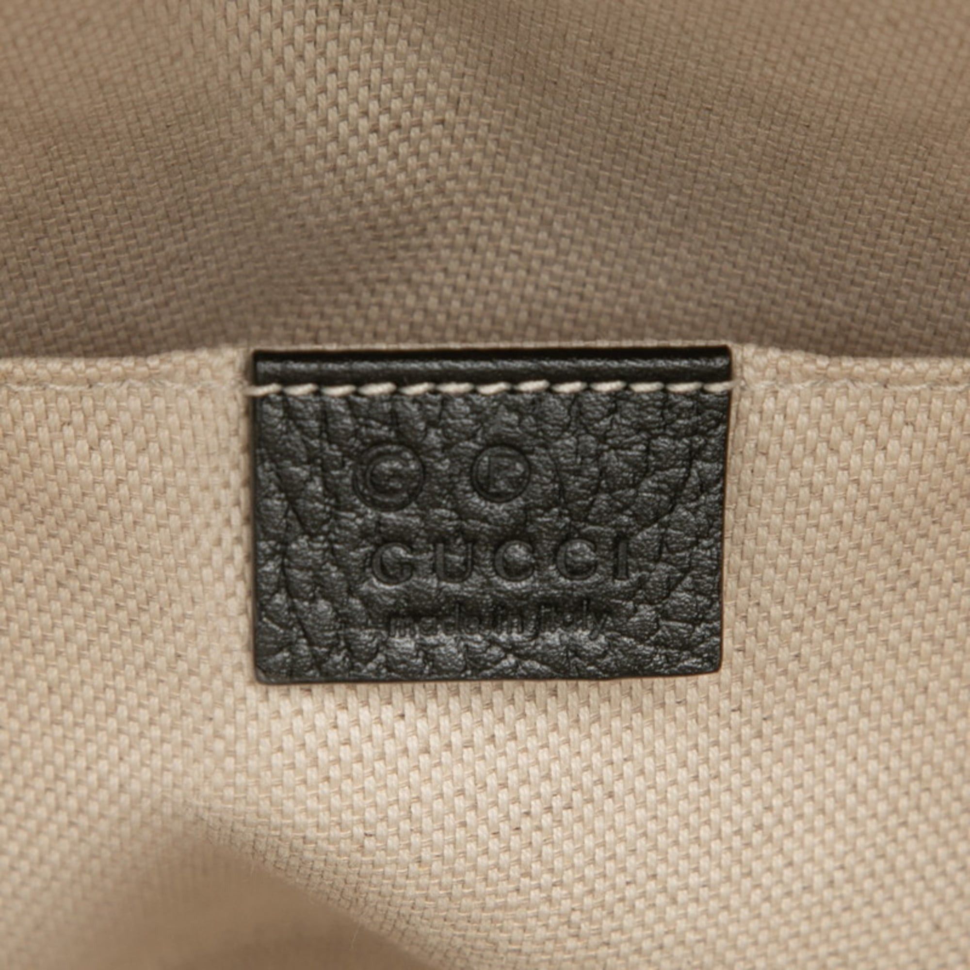 Gucci Gucci Interlocking G Soho Chain Backpack 536192 Black Leather Women's GUCCI Size ONE SIZE - 5 Thumbnail