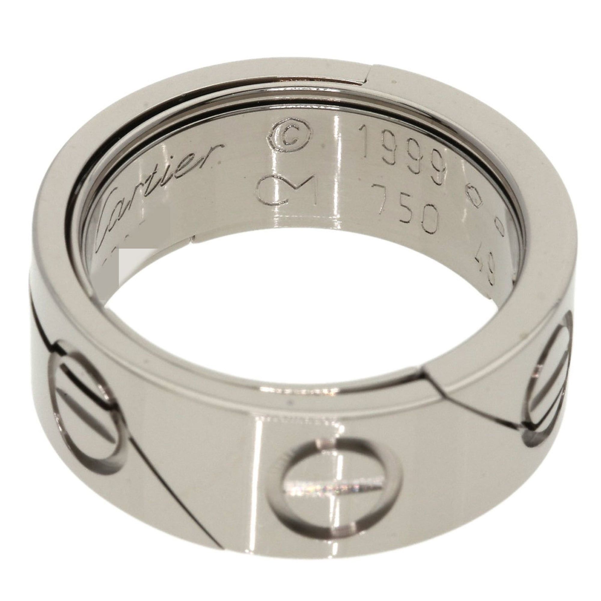 Cartier Cartier Astro Love Ring with Cord #49, 18K White Gold, Women's Size ONE SIZE - 5 Thumbnail