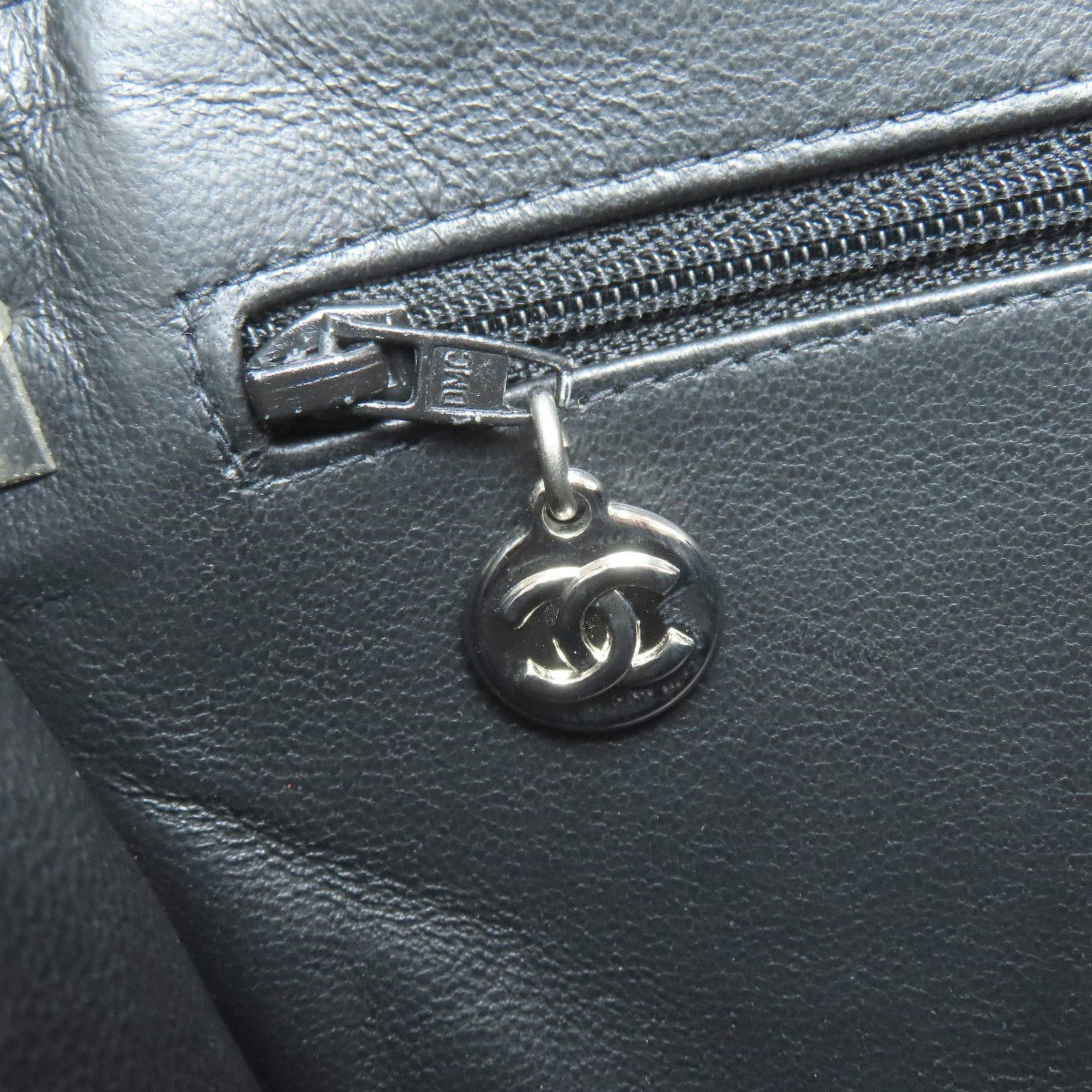 Chanel CHANEL Matelasse Double-Face Handbag in Grained Calfskin with Silver Hardware, Women's Size ONE SIZE - 10 Thumbnail