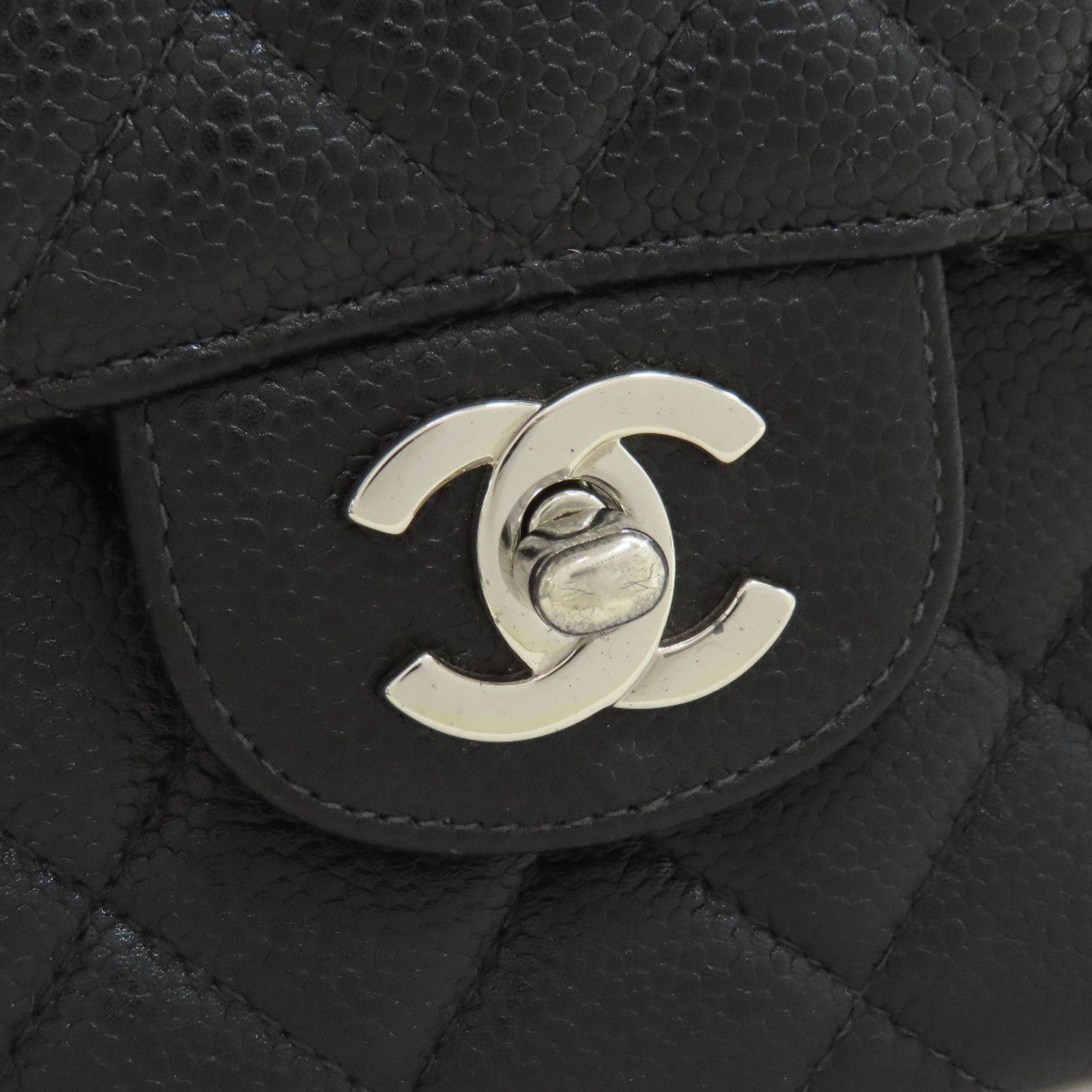 Chanel CHANEL Matelasse Double-Face Handbag in Grained Calfskin with Silver Hardware, Women's Size ONE SIZE - 18 Thumbnail
