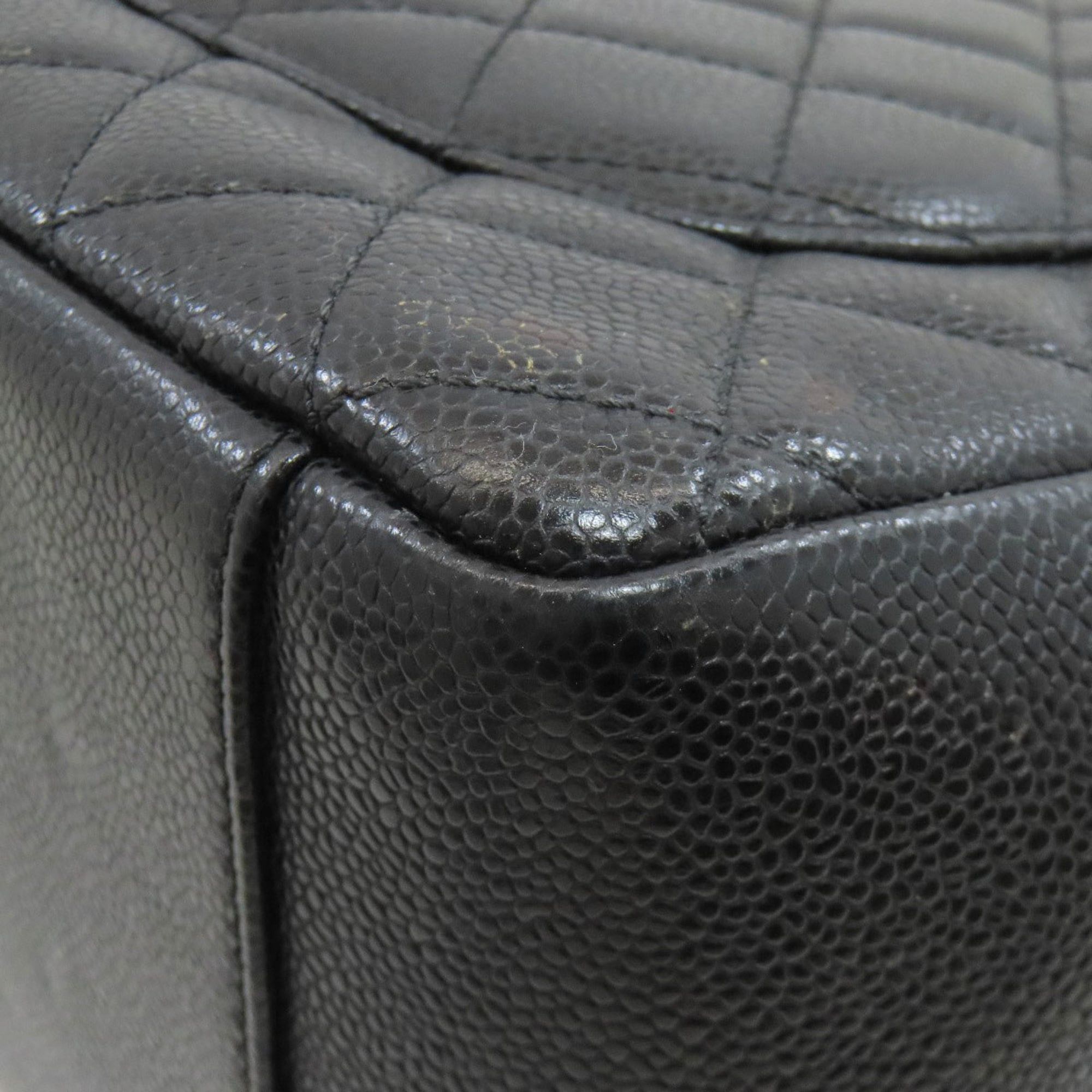 Chanel CHANEL Matelasse Silver Hardware Tote Bag in Grained Calfskin, Women's Size ONE SIZE - 24 Thumbnail