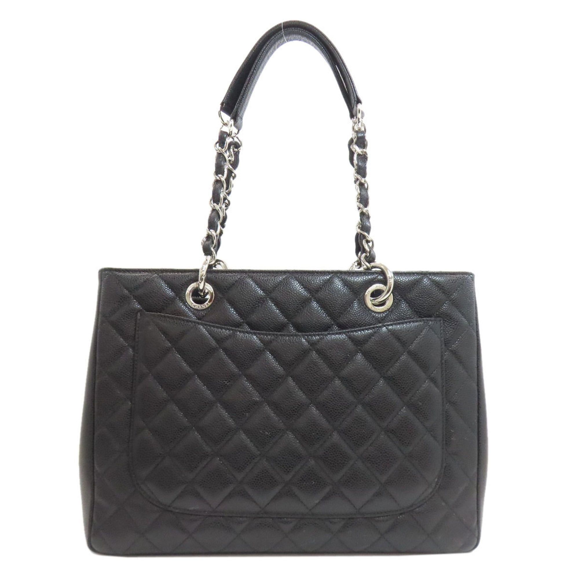 Chanel CHANEL Matelasse Silver Hardware Tote Bag in Grained Calfskin, Women's Size ONE SIZE - 2 Thumbnail