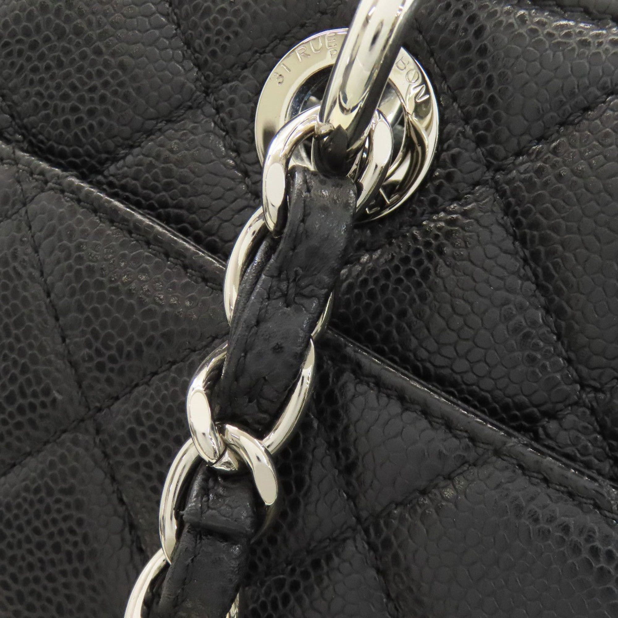 Chanel CHANEL Matelasse Silver Hardware Tote Bag in Grained Calfskin, Women's Size ONE SIZE - 19 Thumbnail